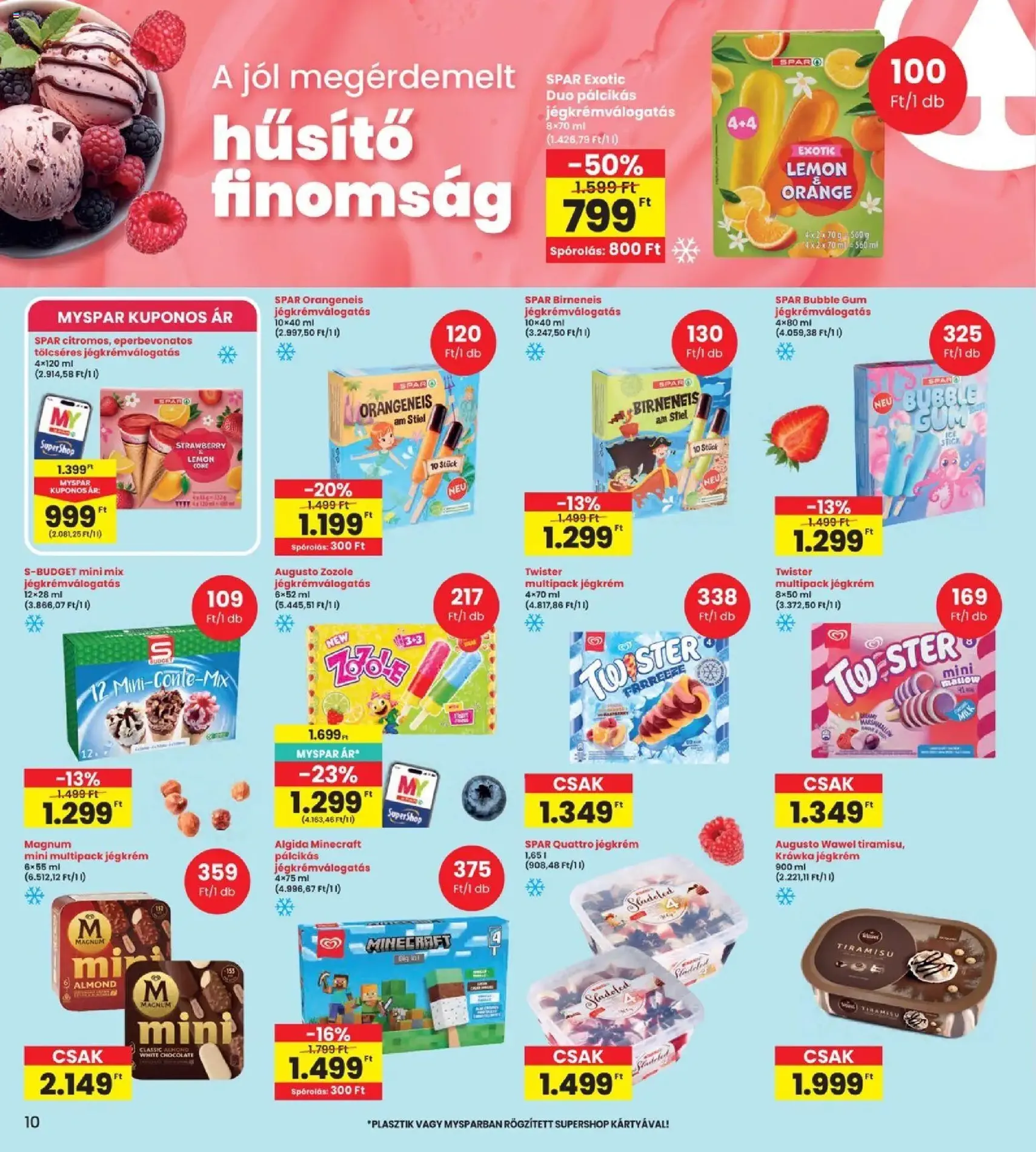 Interspar akciós újság - 2026.05.14. érvényes szórólap 10 oldal 19 oldalból