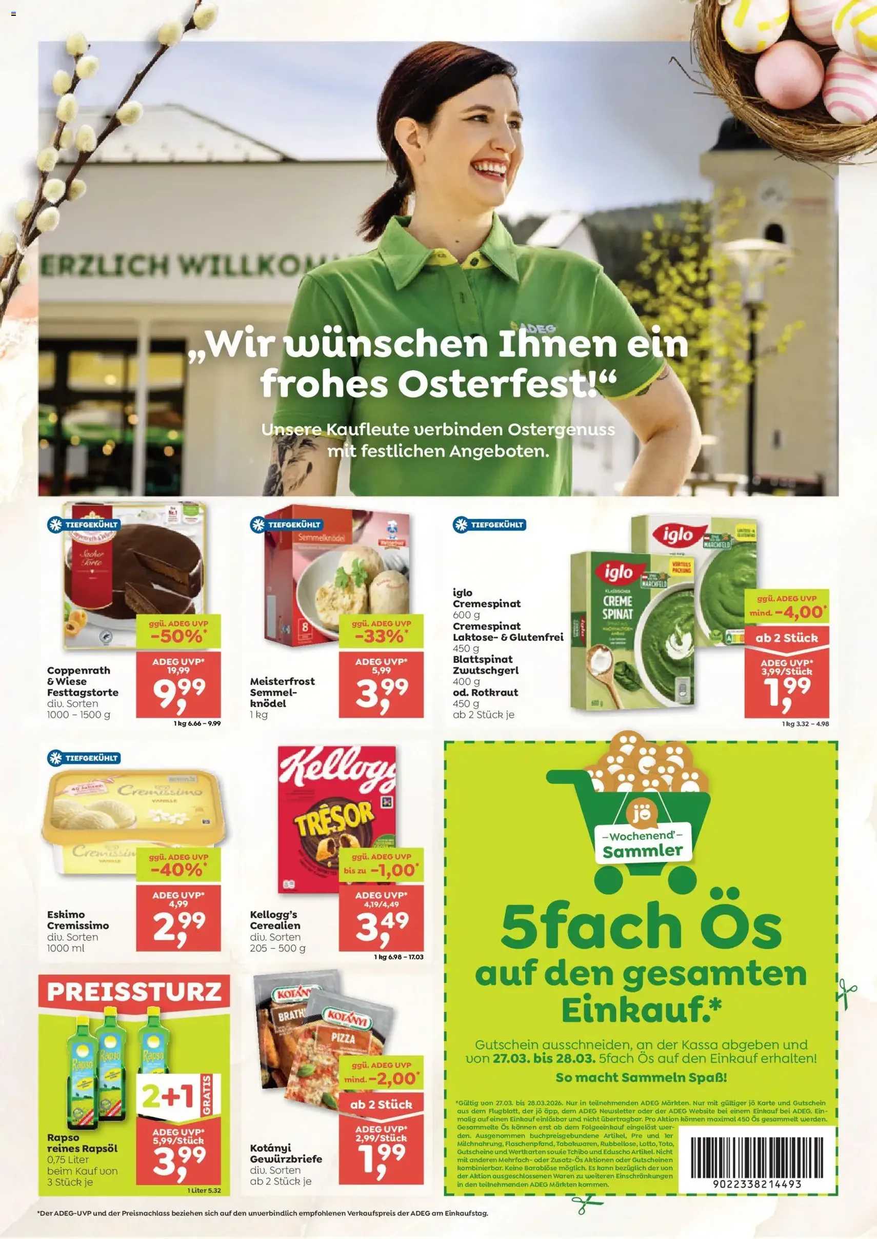 ADEG Flugblatt - Gültiger Prospekt ab 26.03.2026, Seite 8 von insgesamt 12