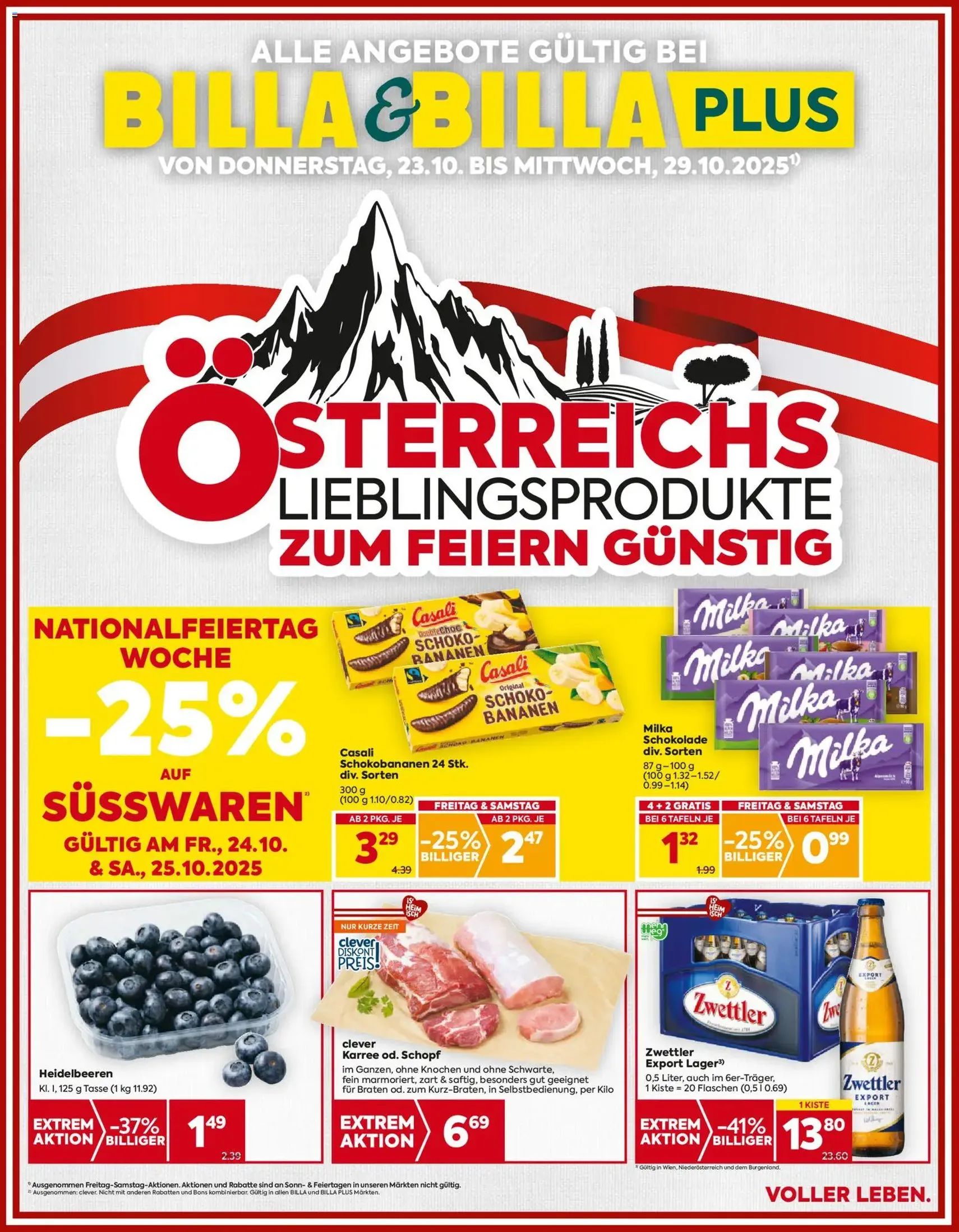 Billa Flugblatt - Gültiger Prospekt ab 23.10.2025, Seite 1 von insgesamt 20 Billa Flugblatt - Gültiger Prospekt ab 23.10.2025, Seite 1 von insgesamt 20