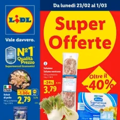 Volantino Lidl - anteprima volantino valido dal 23/02/2026