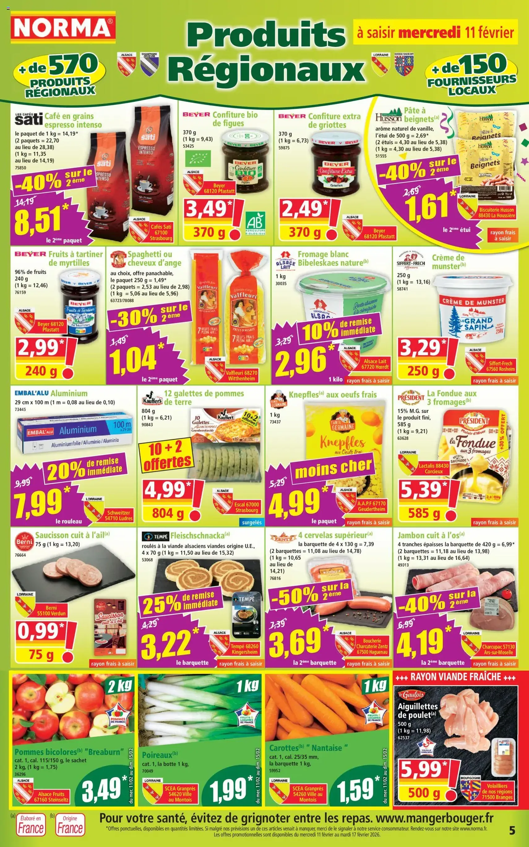 Norma catalogue - brochure valable à partir du 11/02/2026, page 5 sur 14