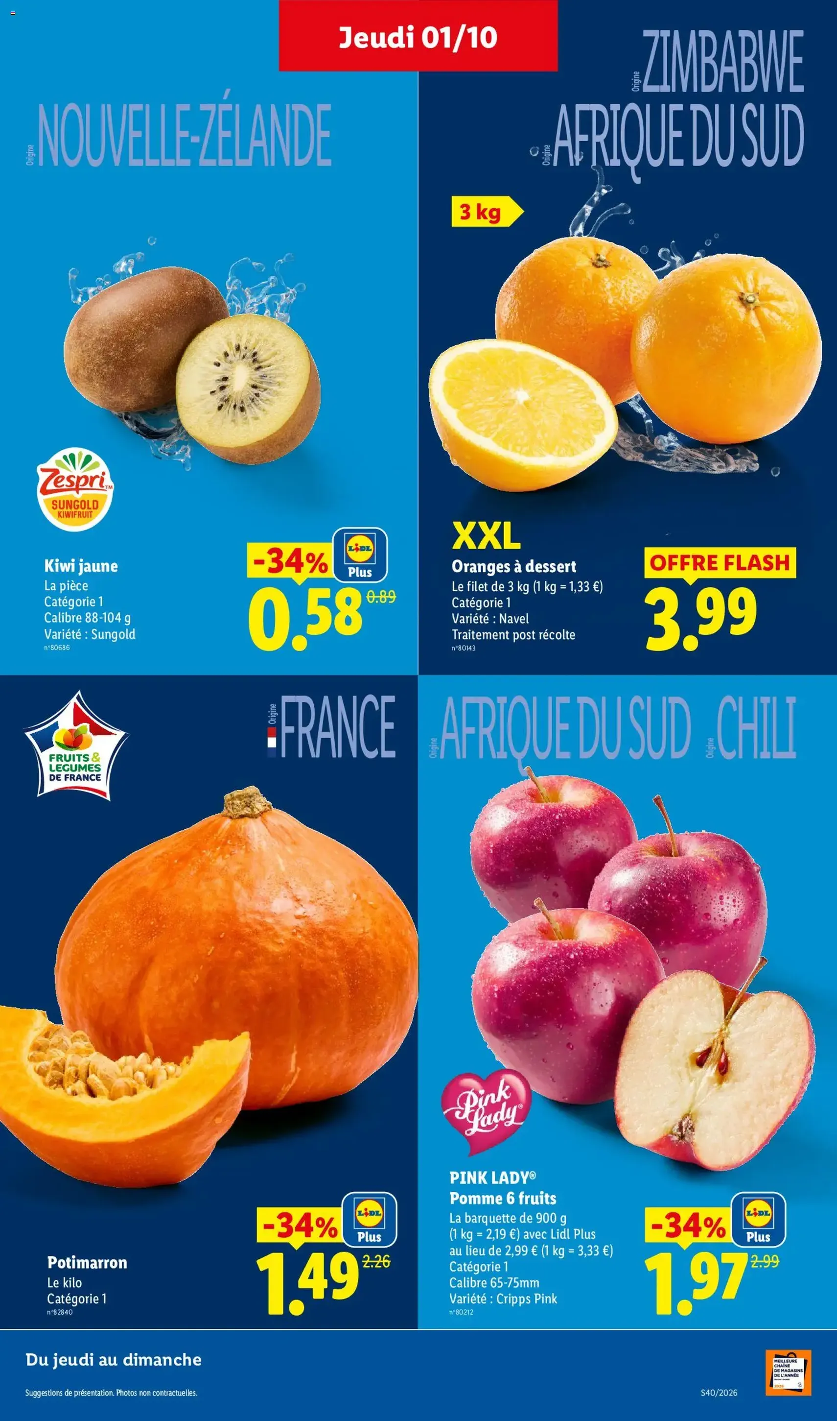 LIDL catalogue - brochure valable à partir du 01/10/2026, page 3 sur 57