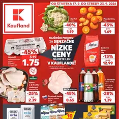 Kaufland leták - náhľad letáku platný od 17.09.2026