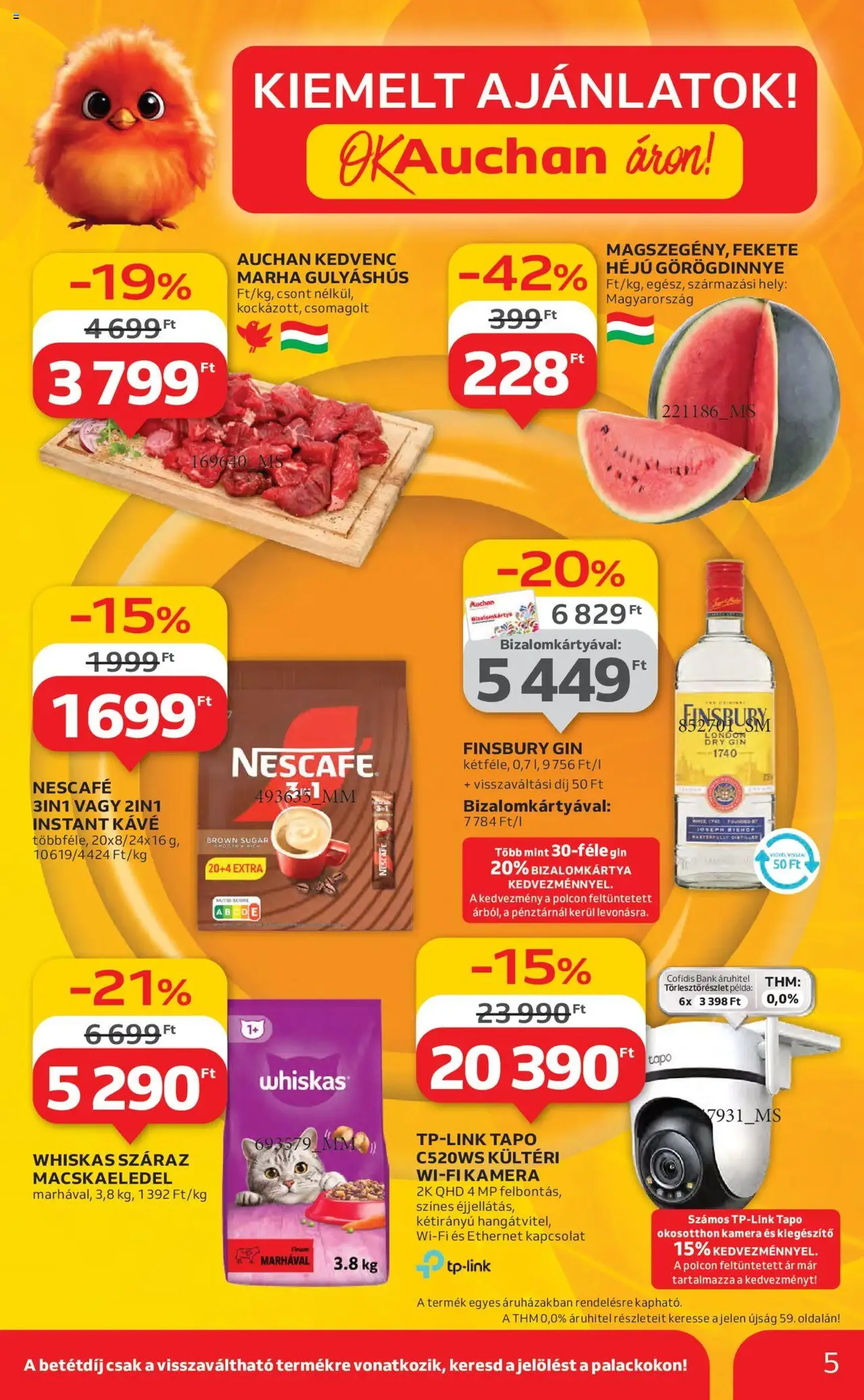 Auchan Akciós újság - 2025.07.24. érvényes szórólap 5 oldal 60 oldalból