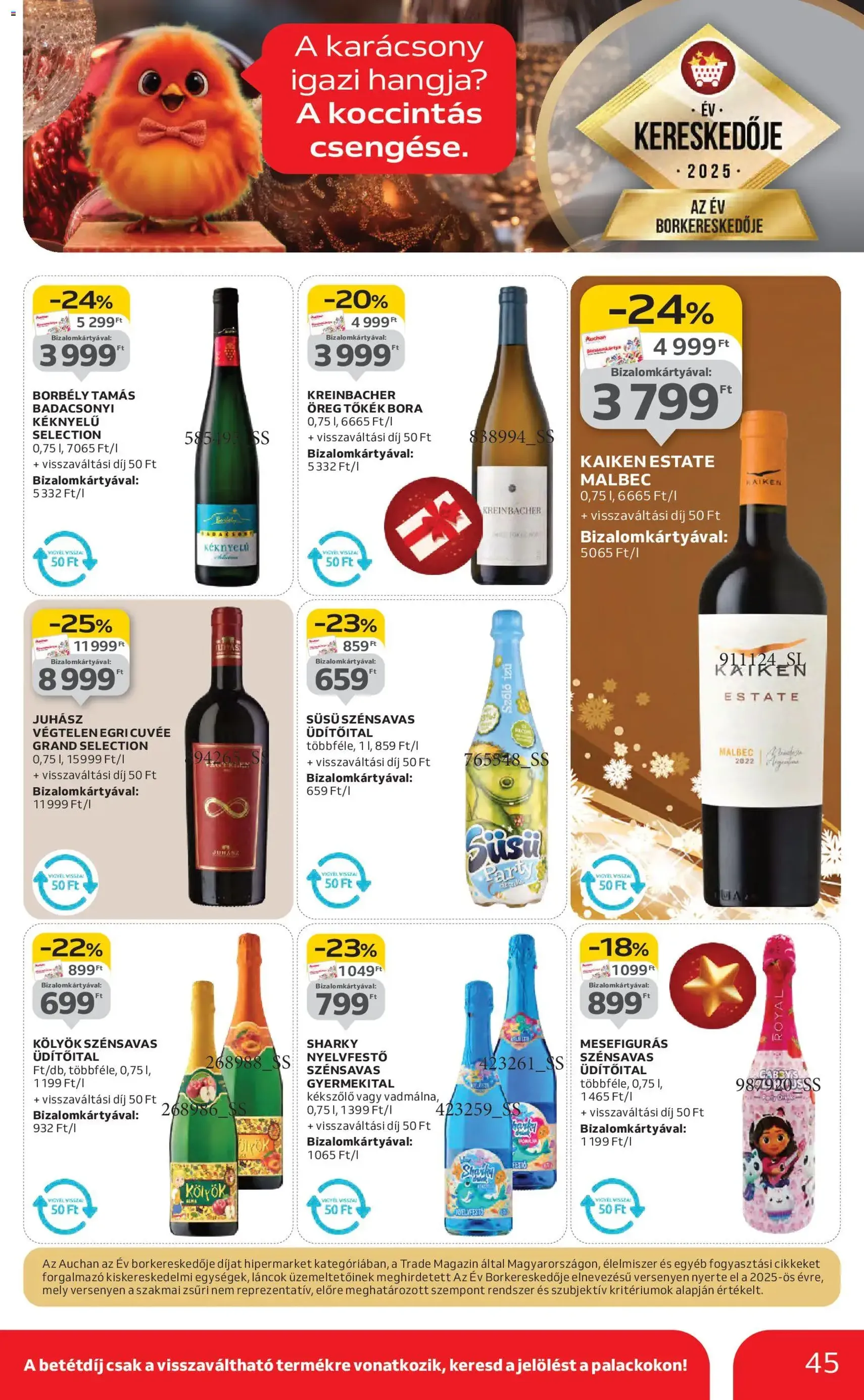 Auchan Akciós újság - 2025.12.11. érvényes szórólap 45 oldal 76 oldalból