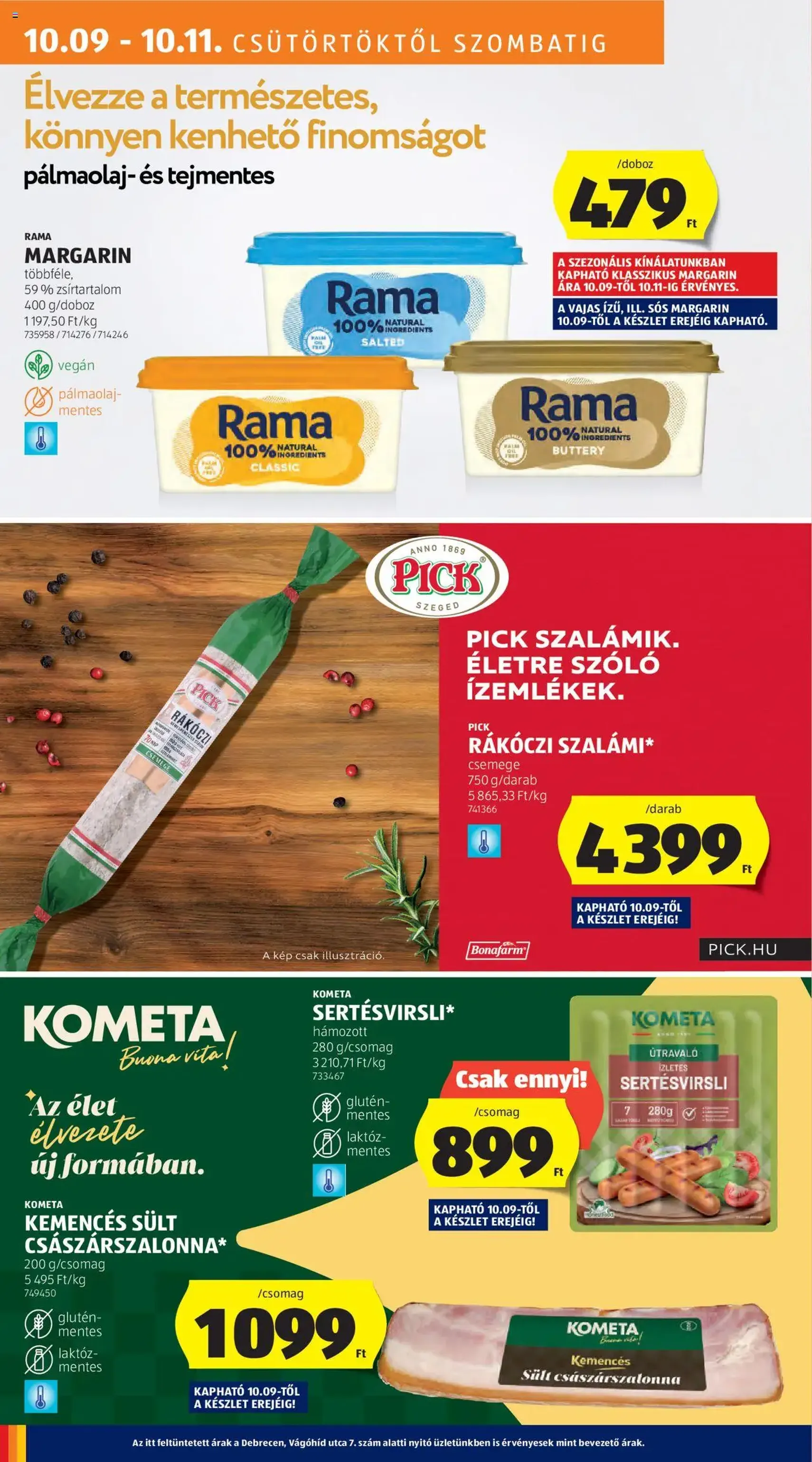 Aldi Akciós újság - 2025.10.09. érvényes szórólap 18 oldal 48 oldalból Aldi Akciós újság - 2025.10.09. érvényes szórólap 18 oldal 48 oldalból