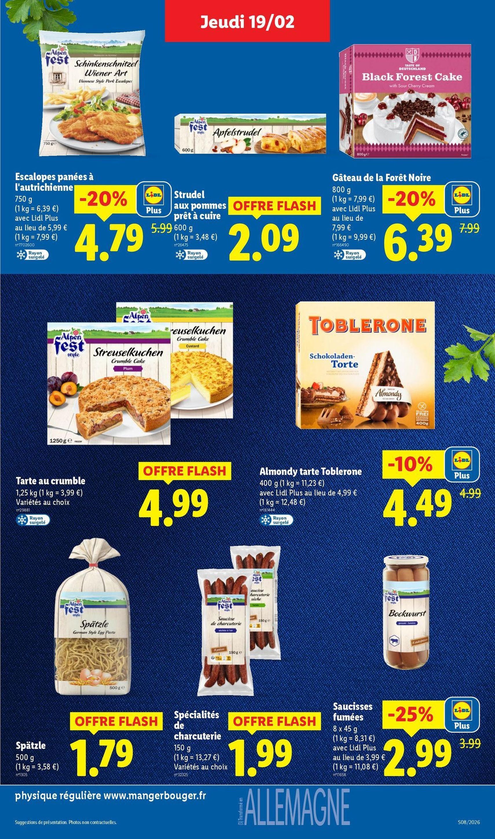 LIDL catalogue semaine 8 - brochure valable à partir du 19/02/2026, page 25 sur 77