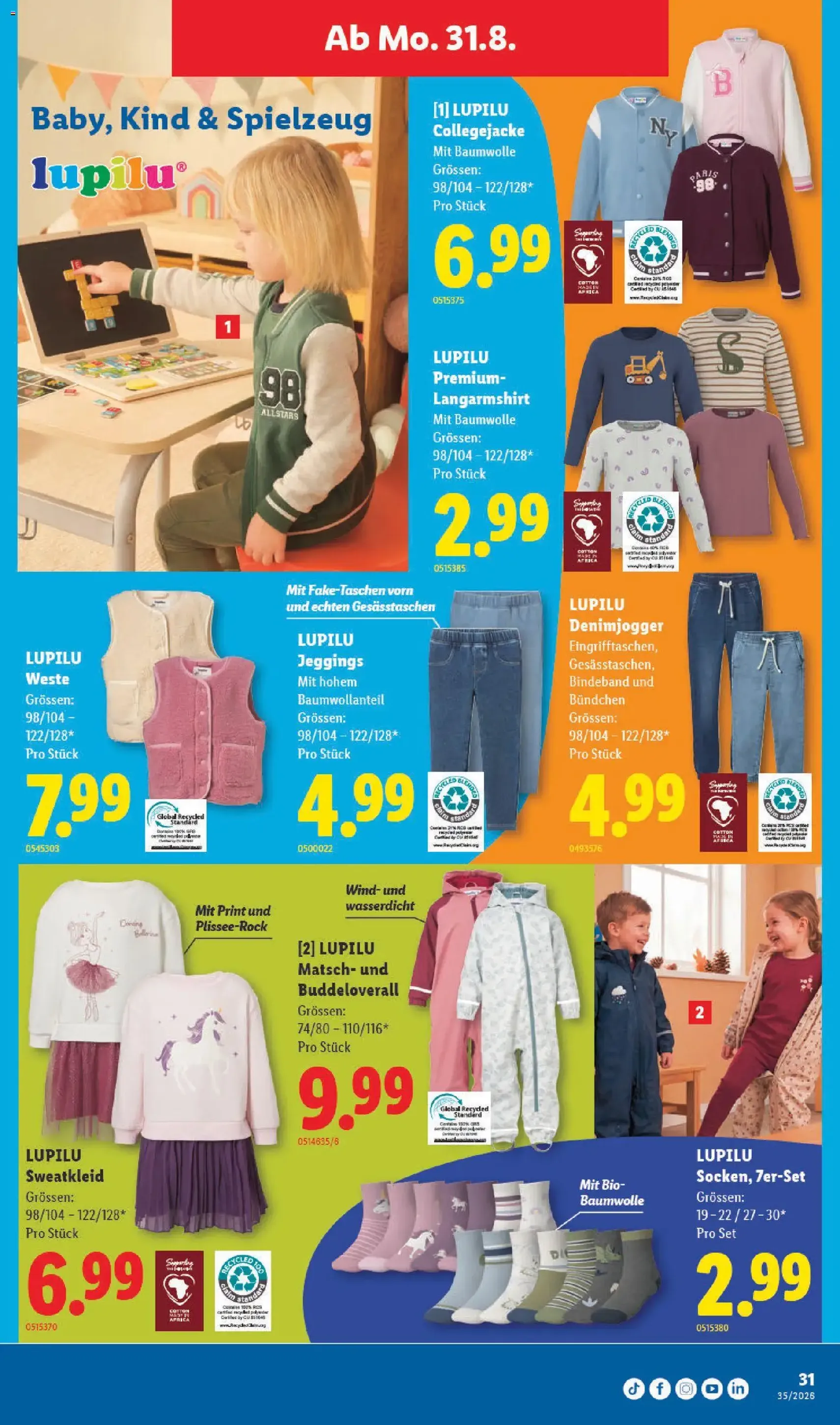 Lidl aktionen - Gültiger Prospekt ab 27.08.2026, Seite 35 von insgesamt 37