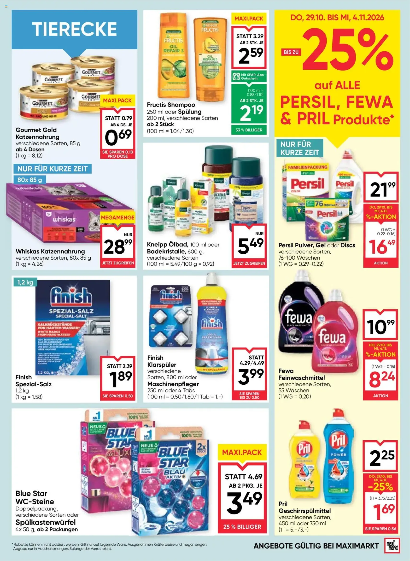Maximarkt Flugblatt - Gültiger Prospekt ab 29.10.2026, Seite 15 von insgesamt 24