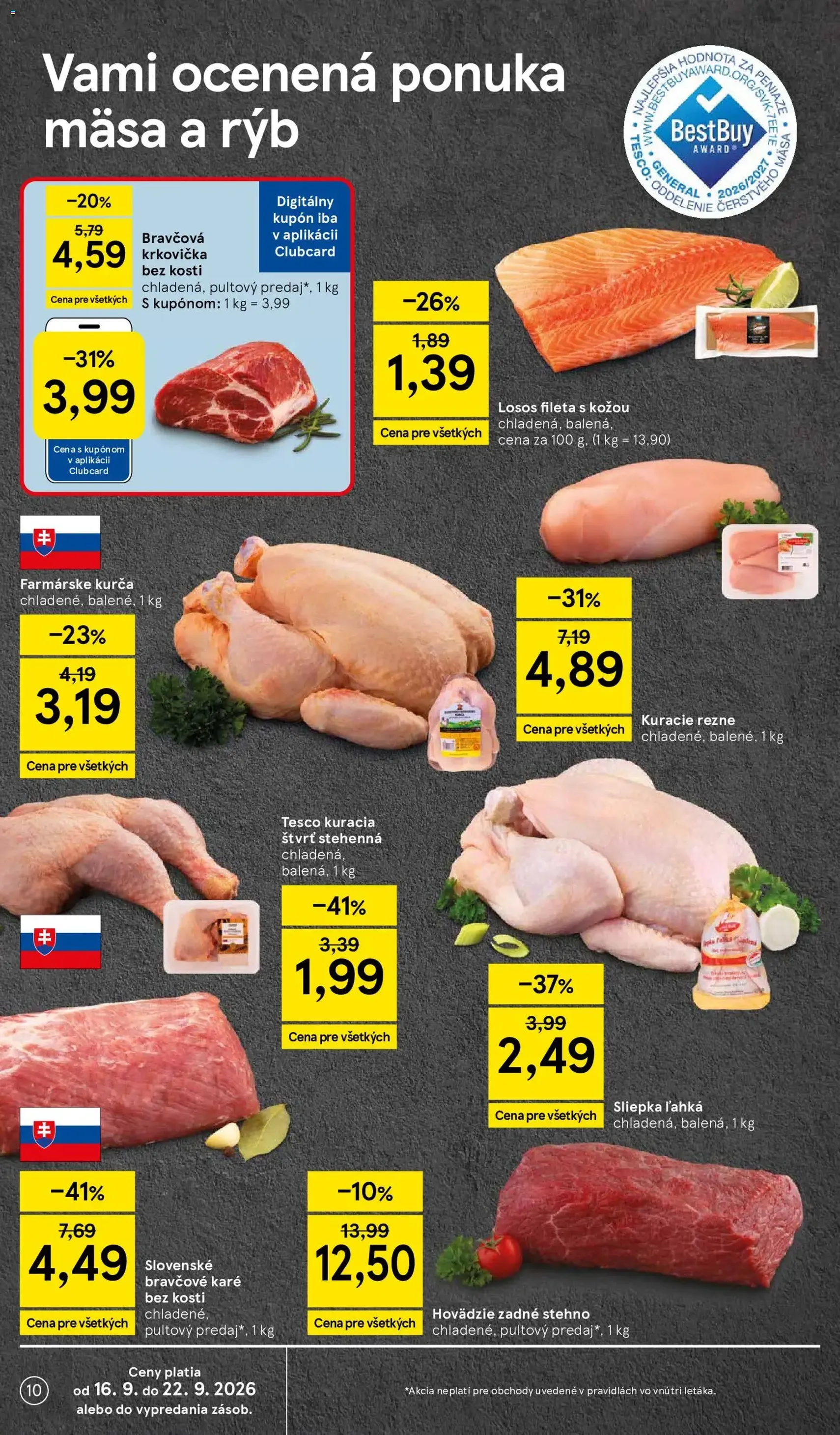 Tesco Hypermarket - leták - platný leták od 16.09.2026 strana 10 z 42