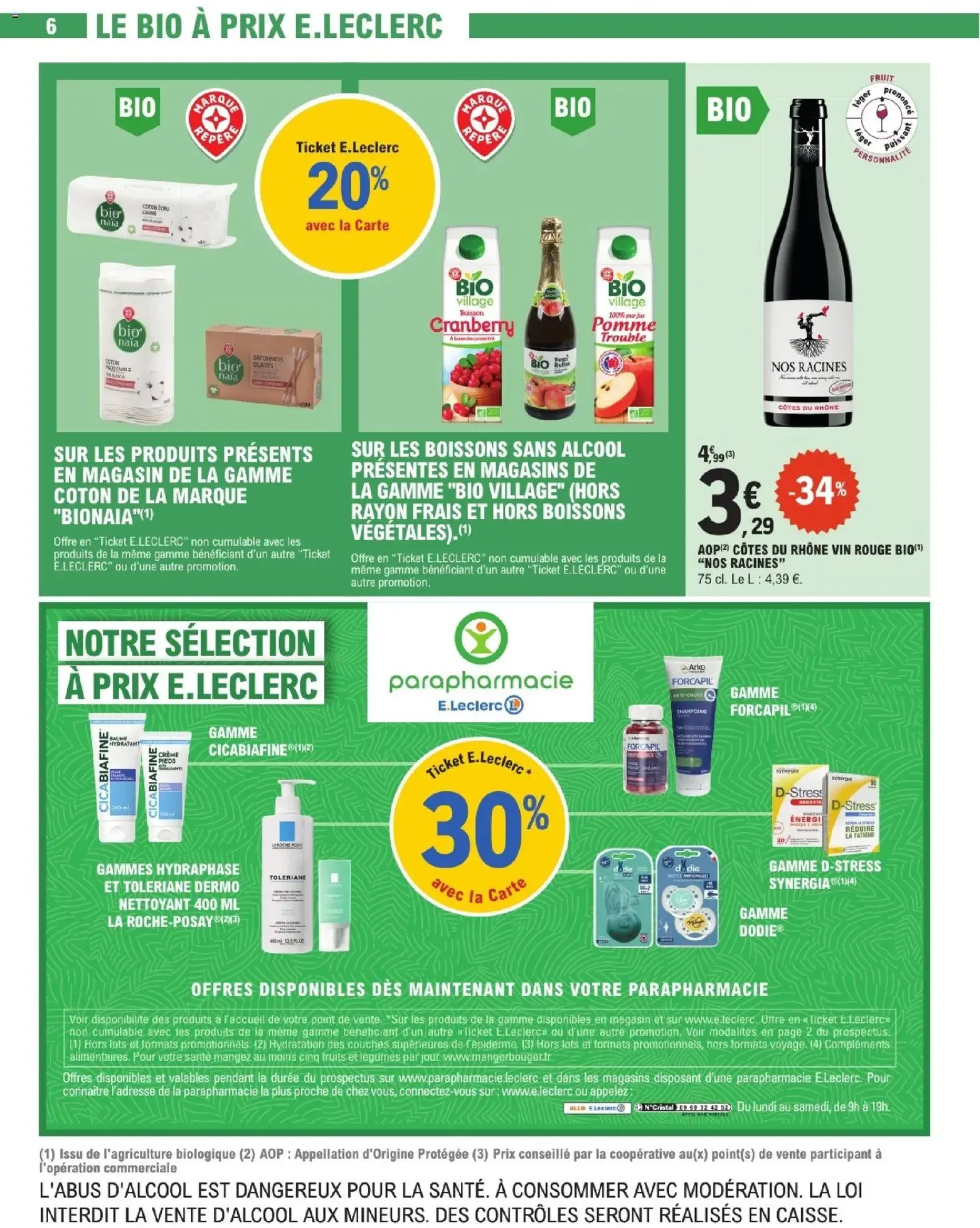 E.Leclerc catalogue semaine 9 - brochure valable à partir du 24/02/2026, page 6 sur 56