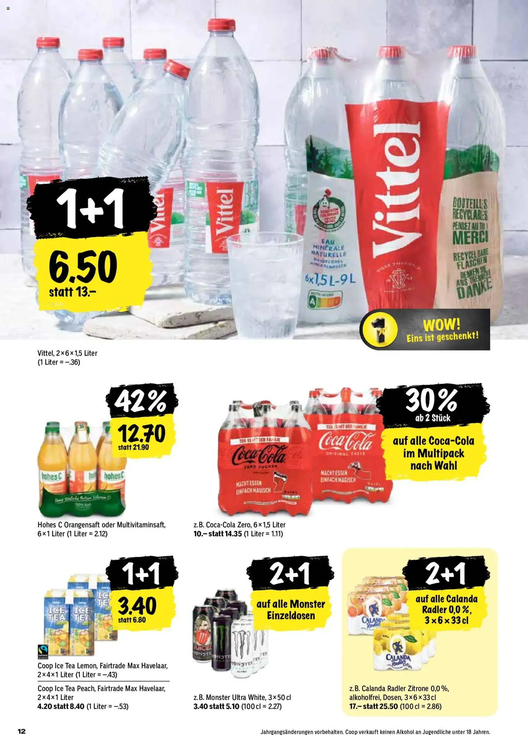 Coop aktionen - Gültiger Prospekt ab 17.09.2026, Seite 12 von insgesamt 24