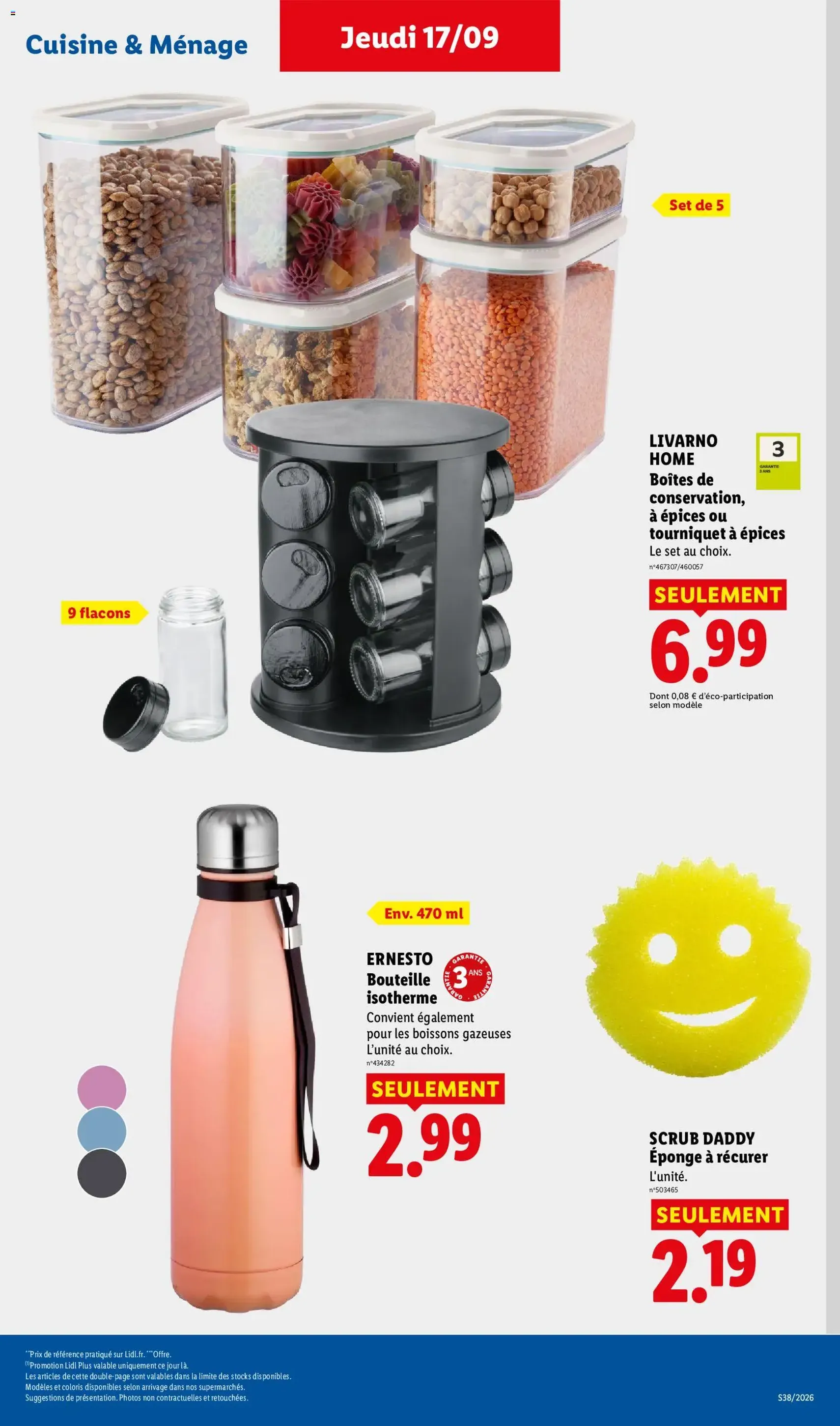 LIDL catalogue - brochure valable à partir du 17/09/2026, page 39 sur 67