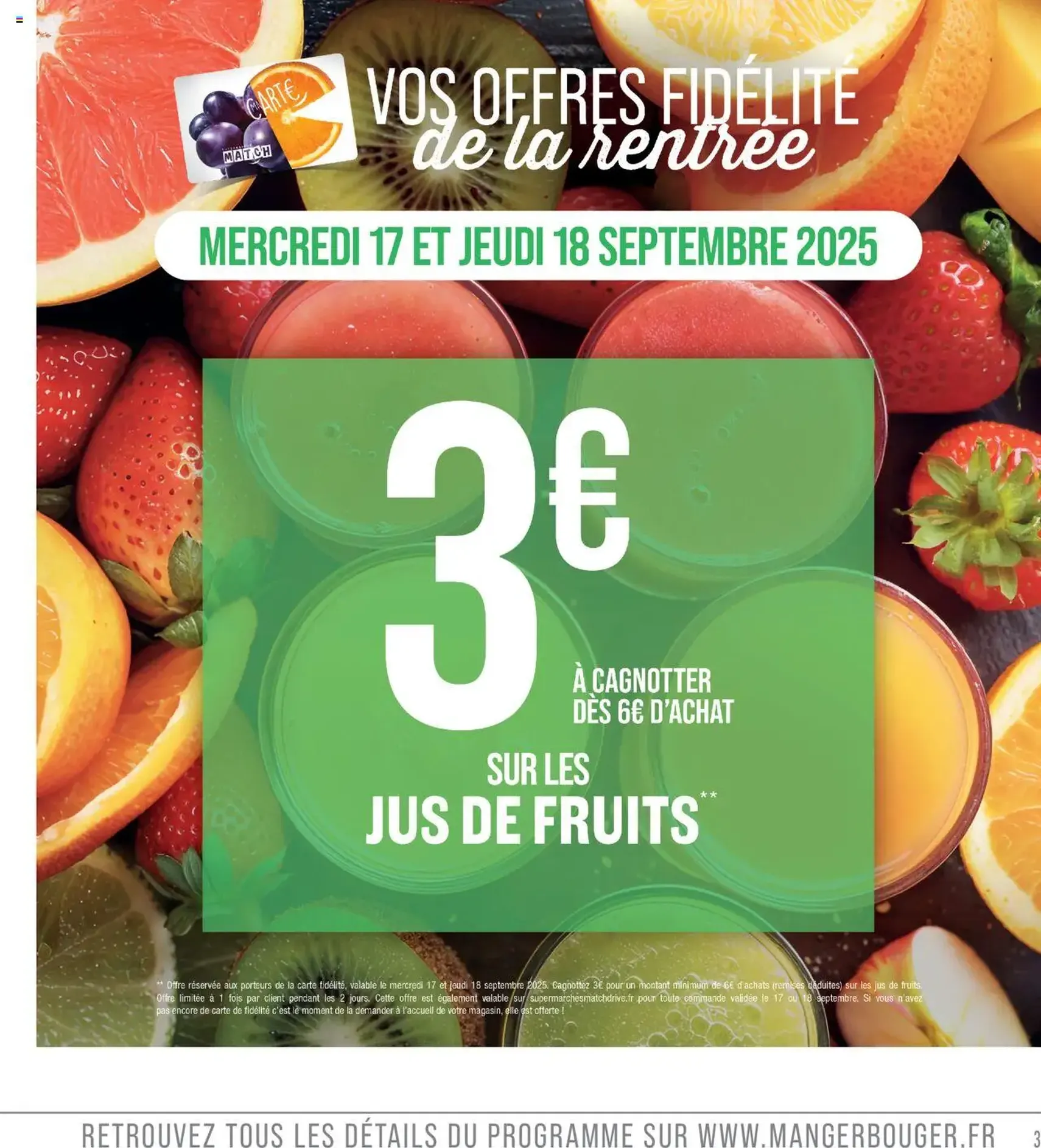 Match Supermarché catalogue - brochure valable à partir du 16/09/2025, page 3 sur 24 Match Supermarché catalogue - brochure valable à partir du 16/09/2025, page 3 sur 24