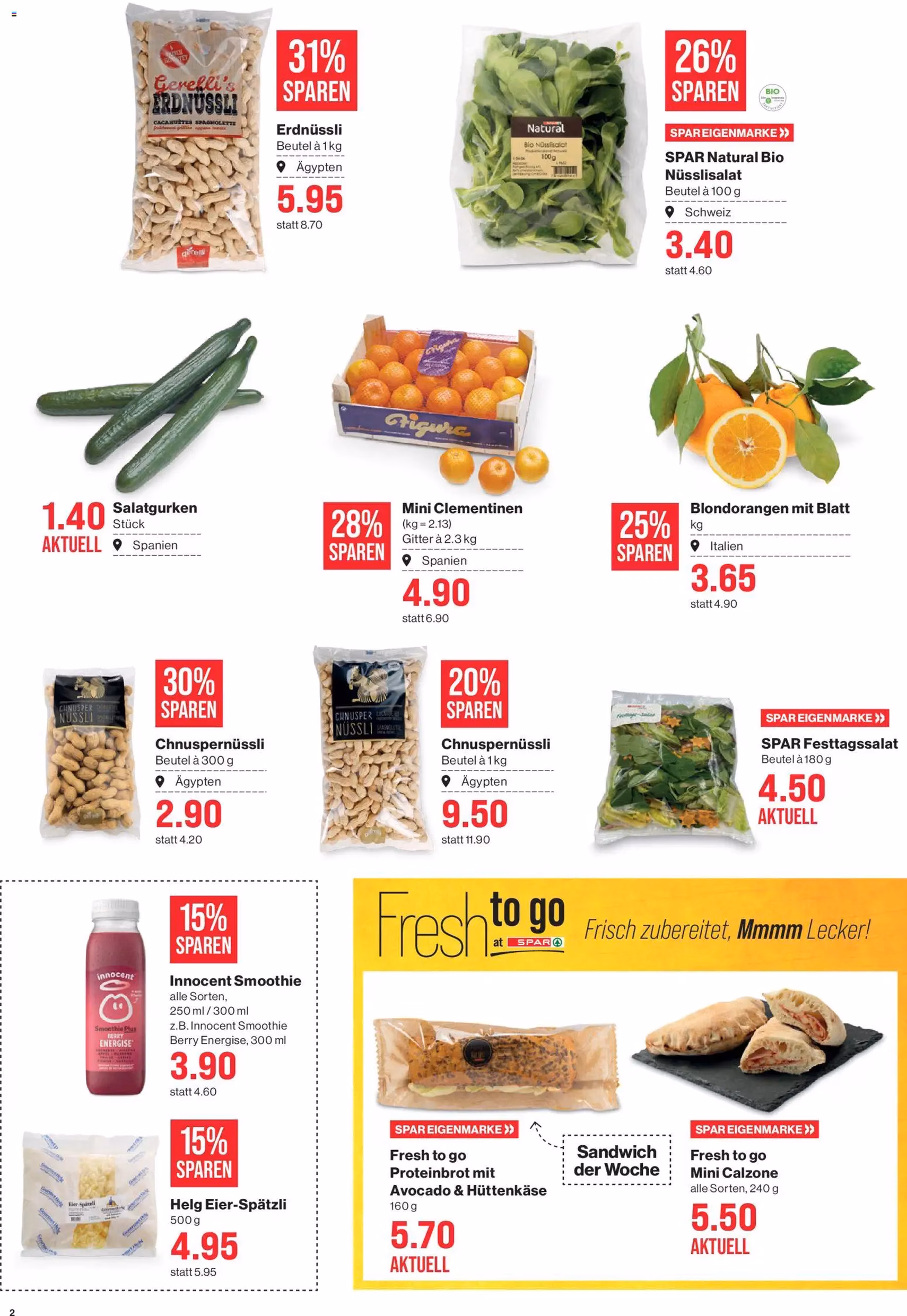 SPAR Aktionen - Gültiger Prospekt ab 04.12.2025, Seite 2 von insgesamt 24