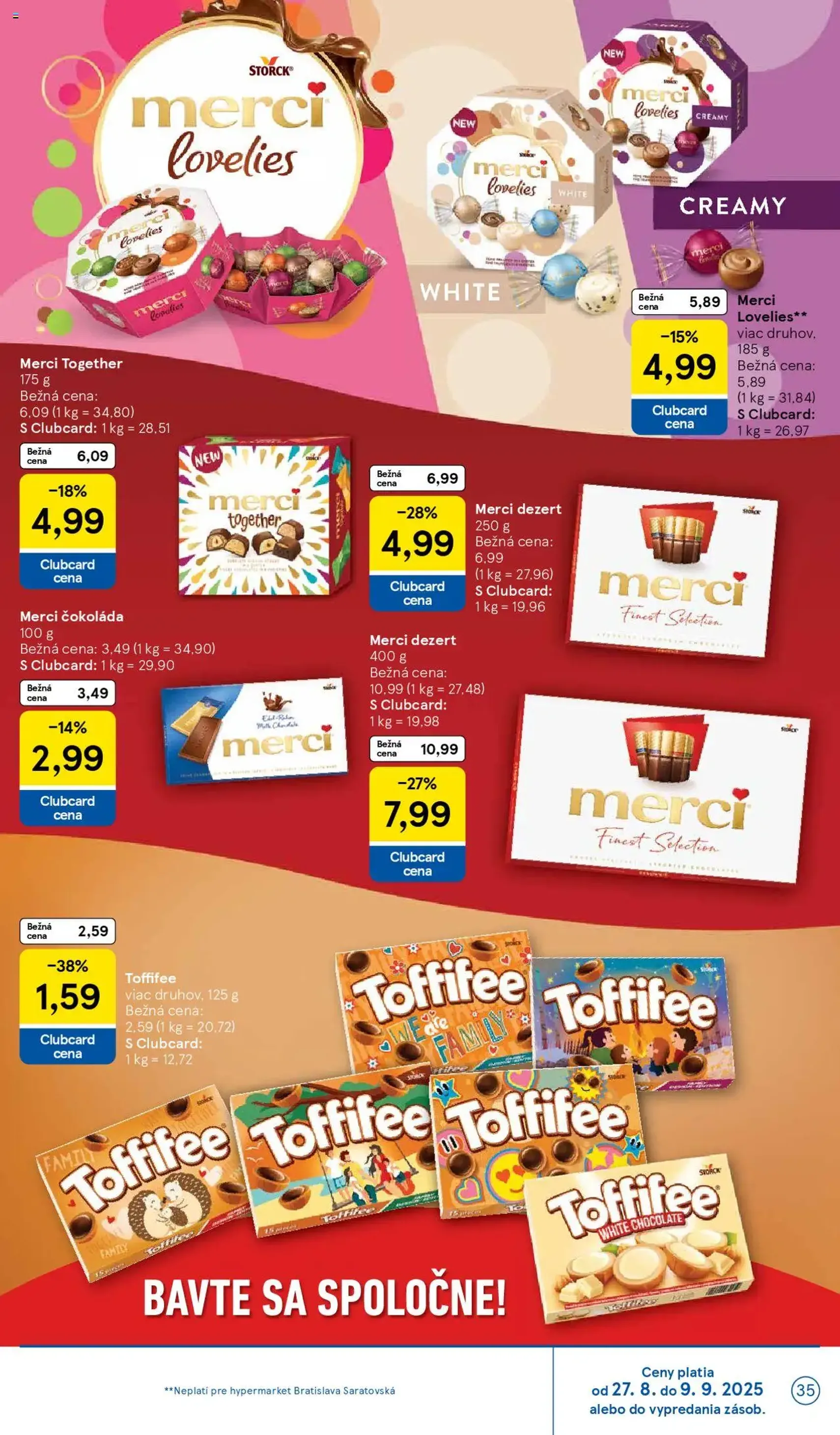 Tesco Hypermarket - leták - platný leták od 27.08.2025 strana 35 z 37