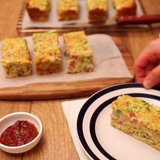 Recipe preview How to make easy zucchini slice