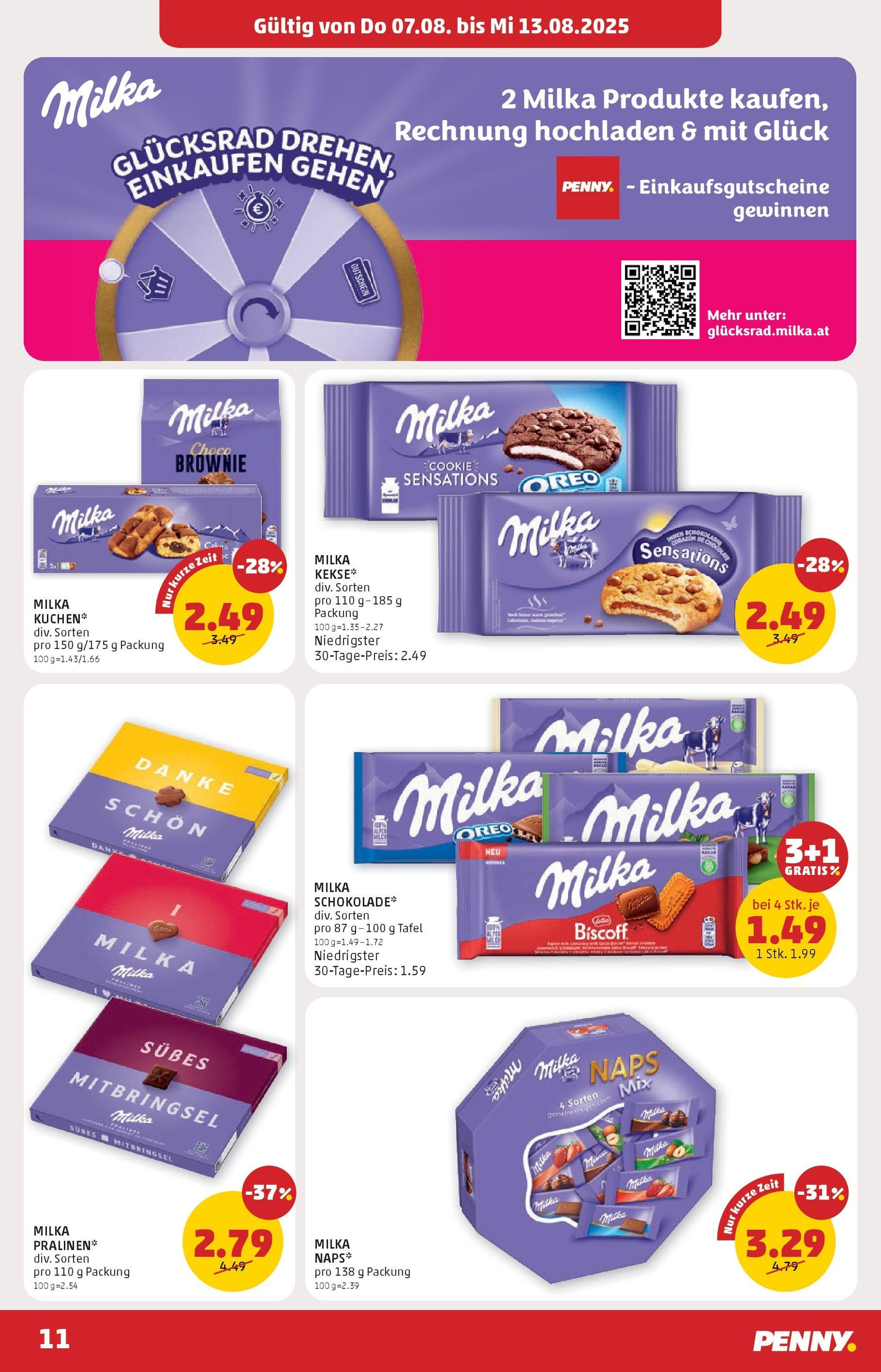 Penny Markt Flugblatt - Gültiger Prospekt ab 07.08.2025, Seite 11 von insgesamt 24