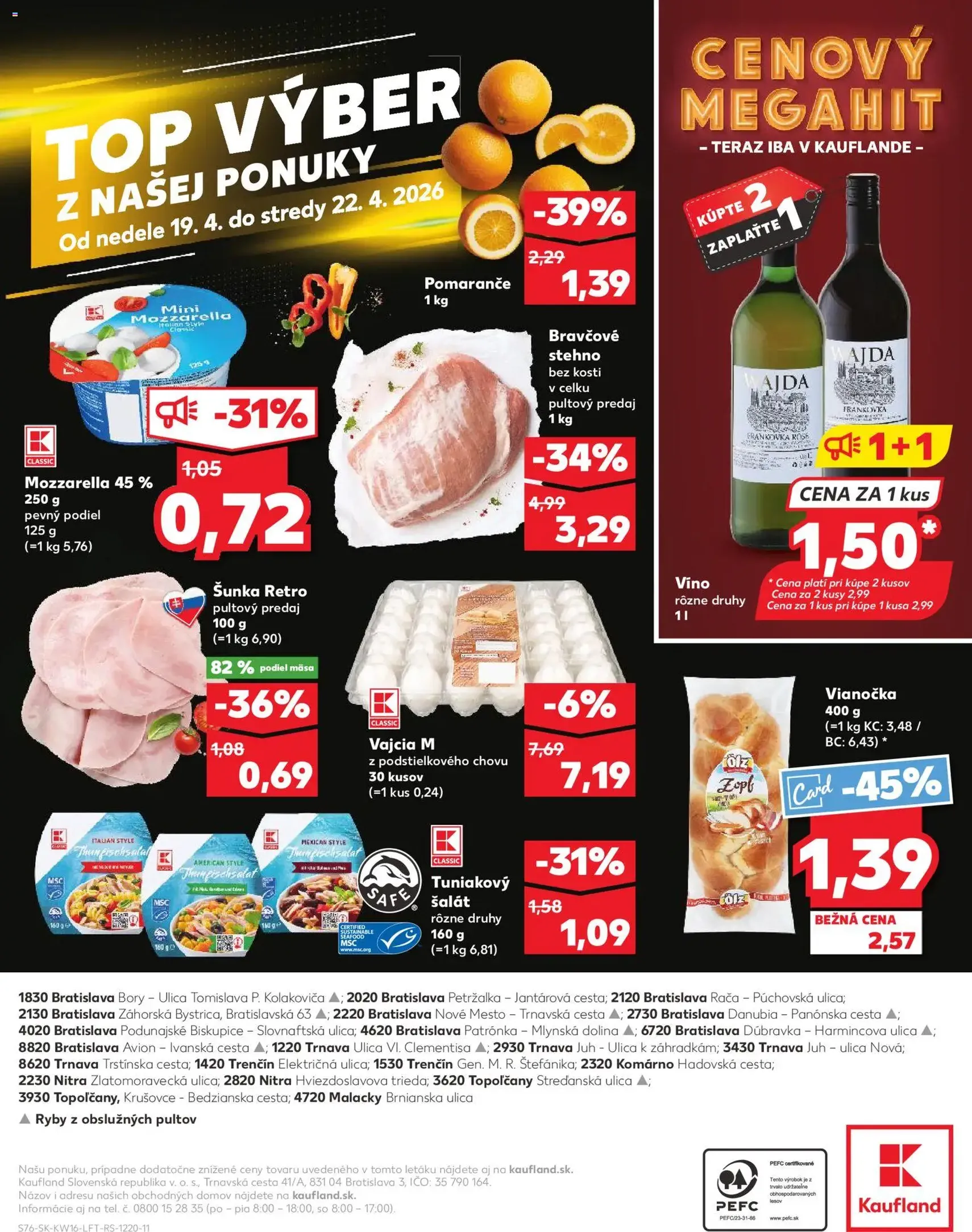 Kaufland leták - platný leták od 16.04.2026 strana 76 z 76