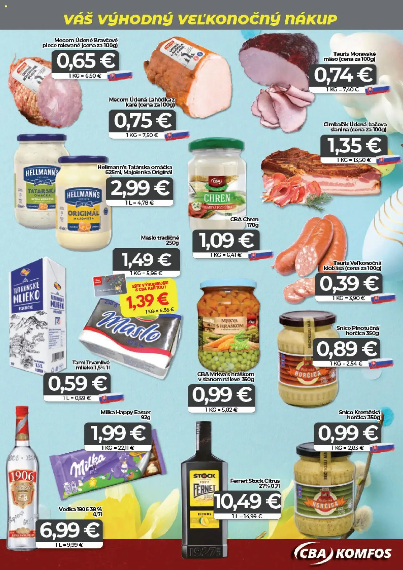 CBA Komfos leták - platný leták od 27.03.2026 strana 3 z 16