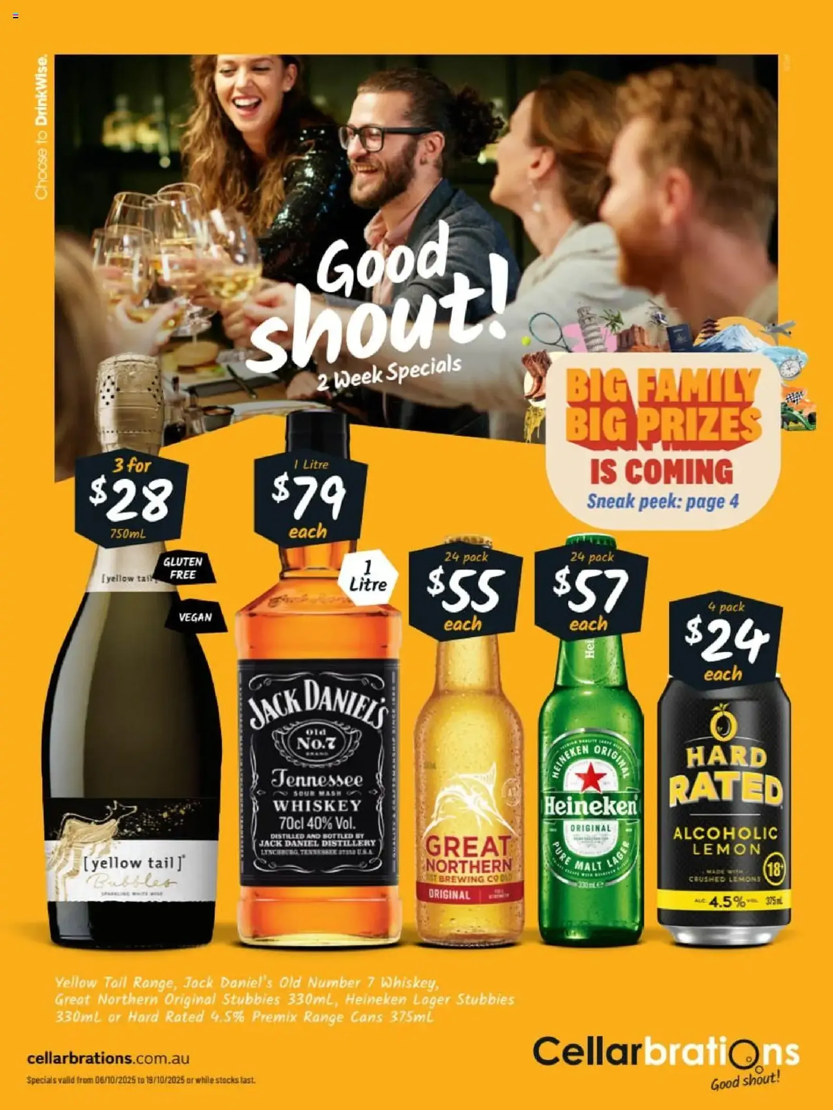 Cellarbrations Catalogue NSW - valid flyer from 06/10/2025, page 1 of 4