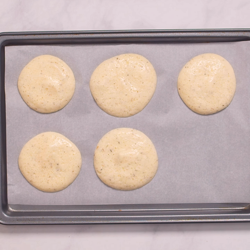 Cloud bread salato - procedimento 1