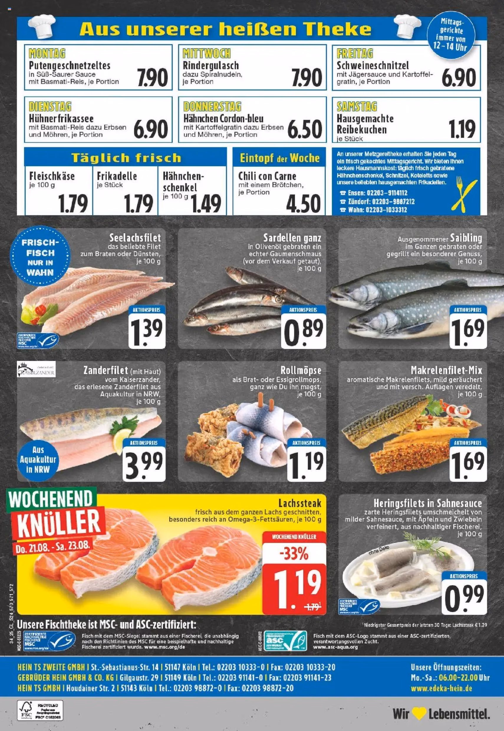 Edeka Prospekt - Gültiger Prospekt ab 18.08.2025, Seite 24 von insgesamt 24 Edeka Prospekt - Gültiger Prospekt ab 18.08.2025, Seite 24 von insgesamt 24