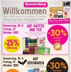Sutterlüty Flugblatt - Prospekt Vorschau gültig ab 30.10.2025