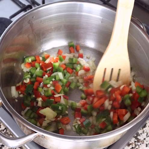 Minestra di ceci - procedimento 1