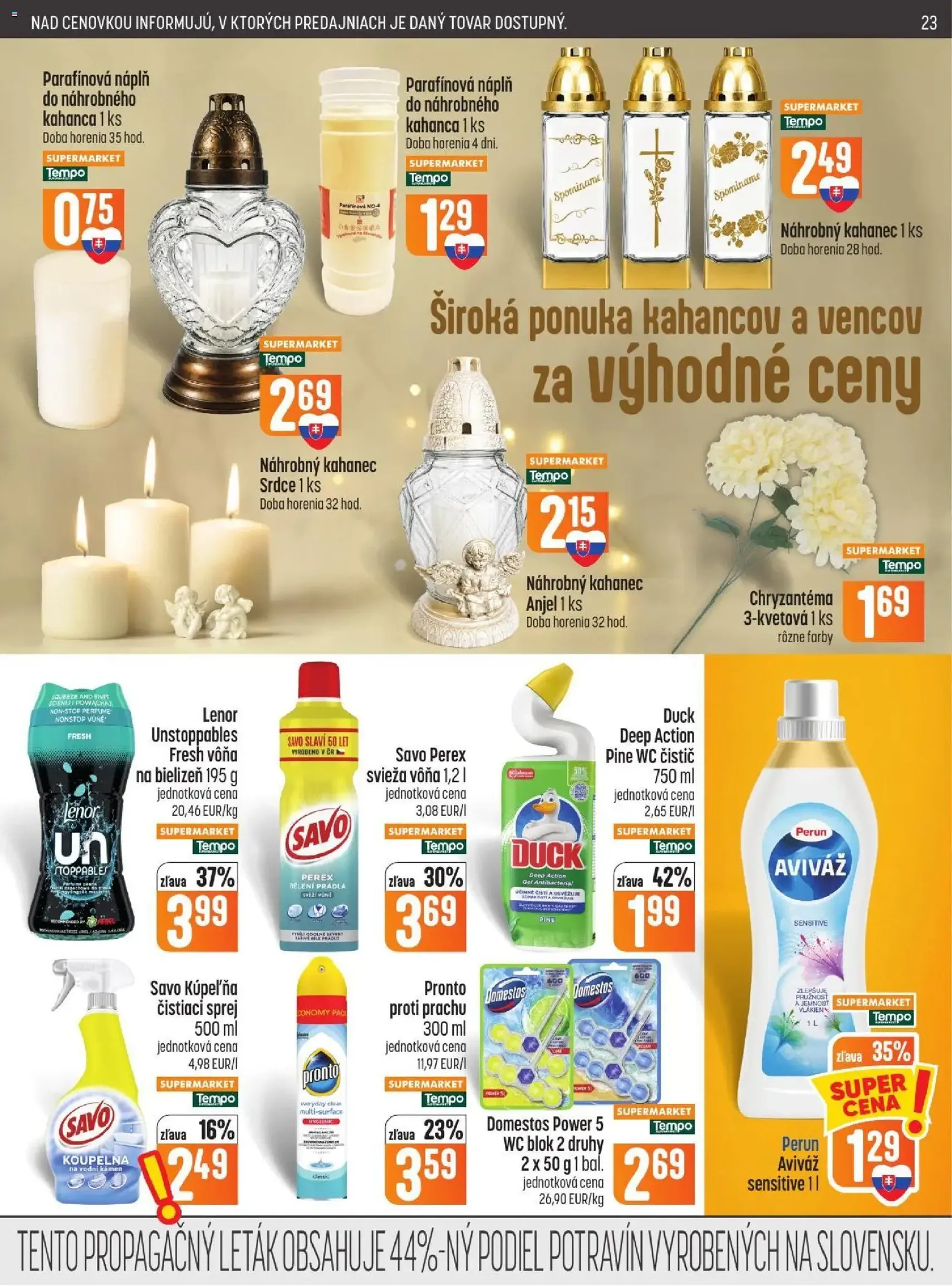 COOP Jednota leták - platný leták od 22.10.2026 strana 23 z 29