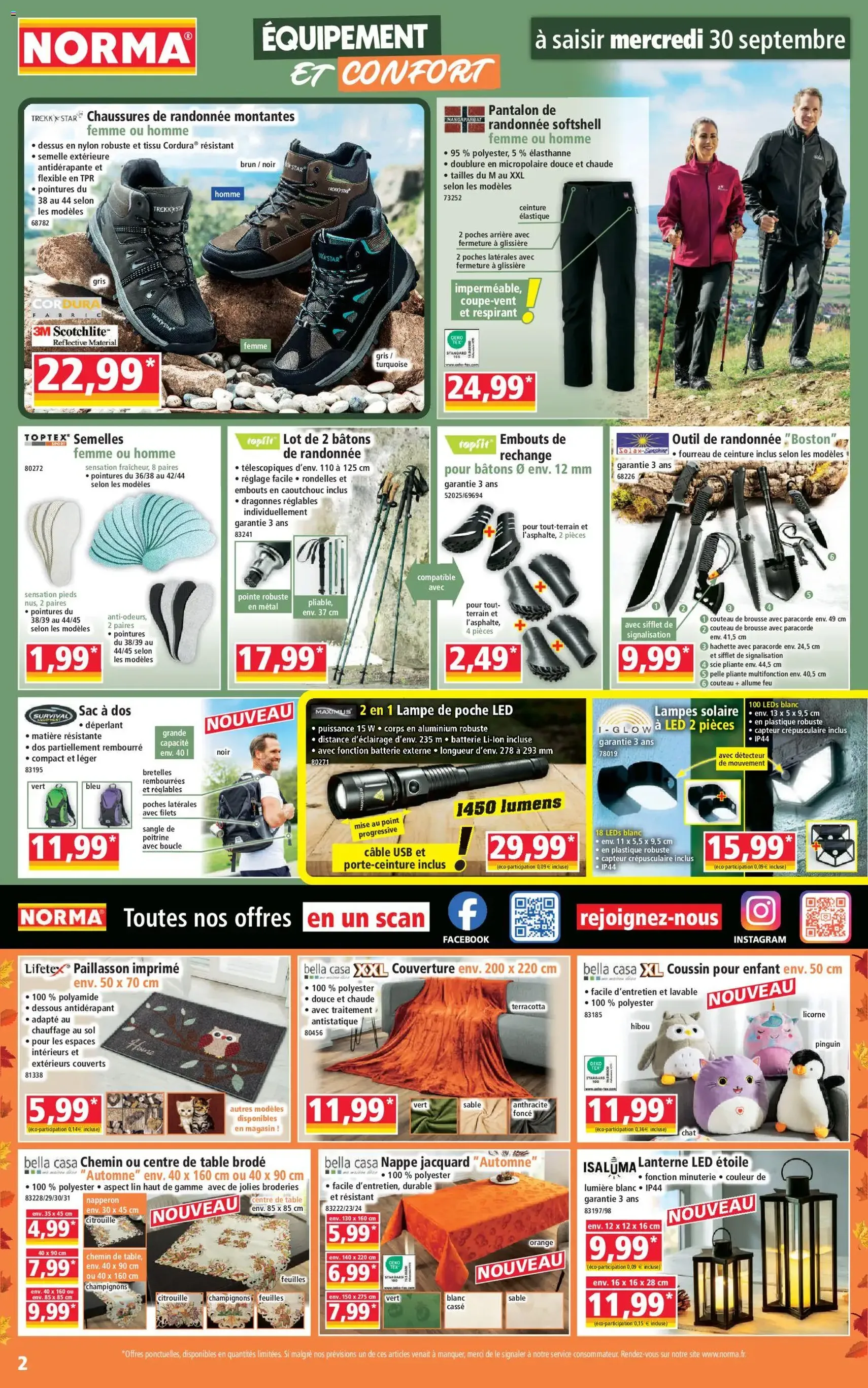Norma catalogue - brochure valable à partir du 30/09/2026, page 2 sur 14
