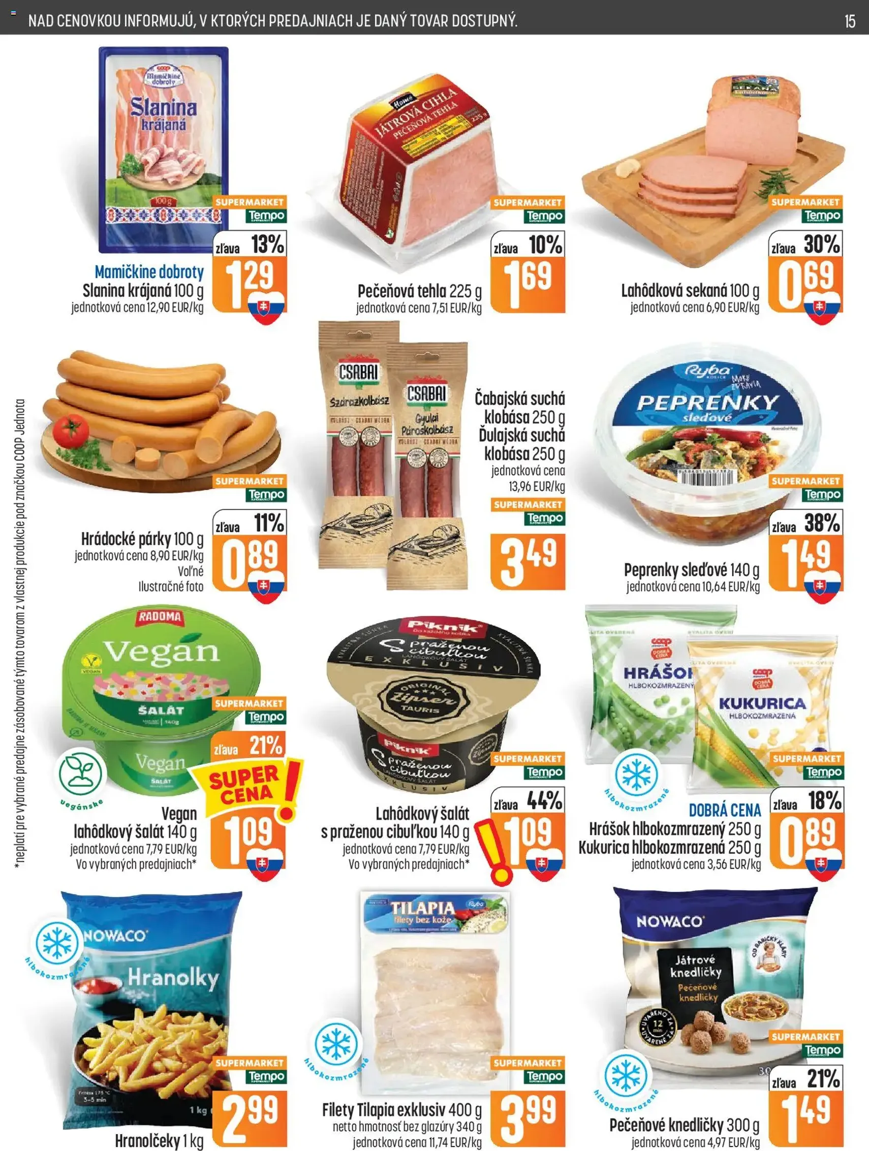 COOP Jednota leták - platný leták od 01.10.2026 strana 15 z 28