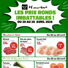 Hmarket catalogue - Prévisualisation du catalogue valable à partir du 20/04/2026