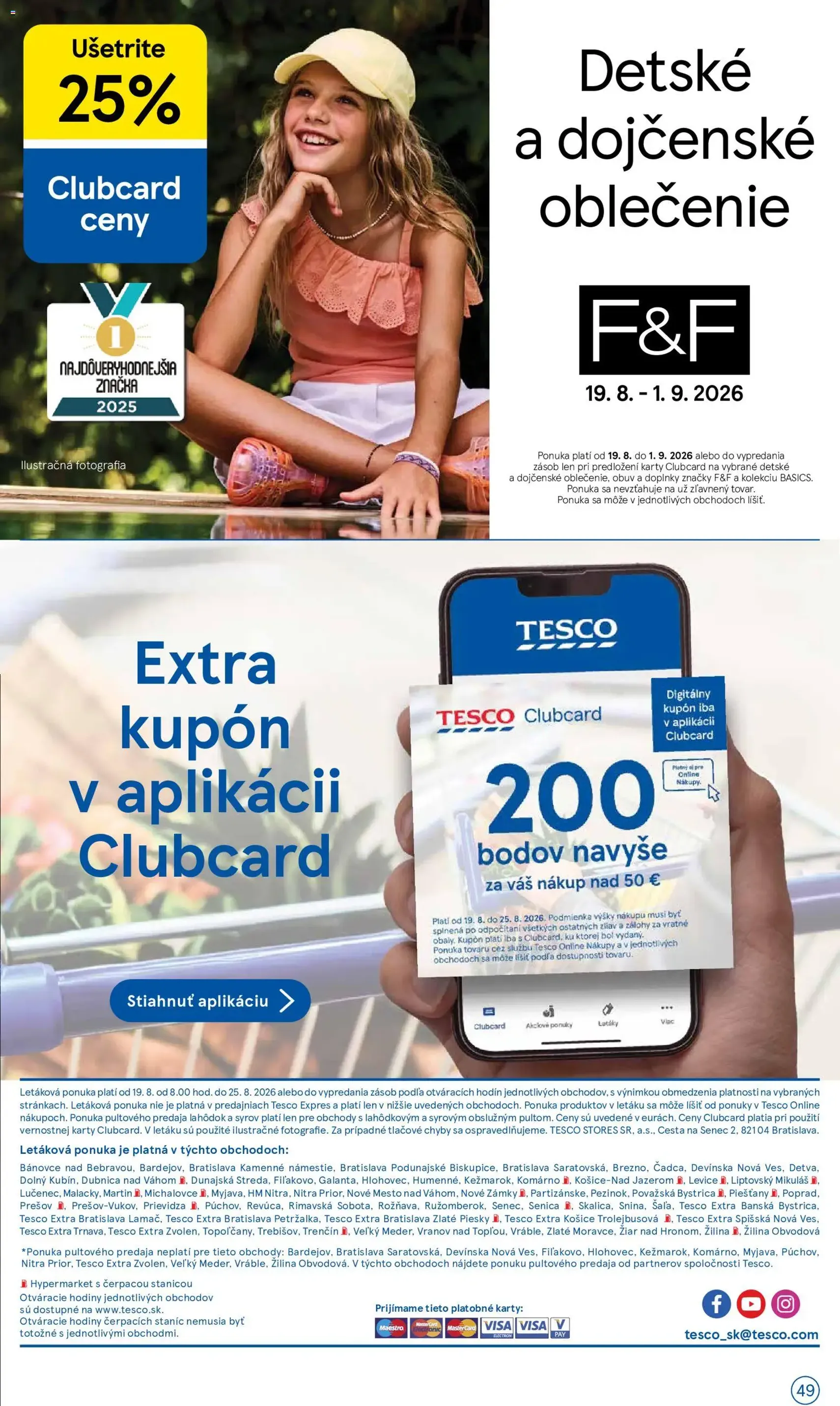 Tesco Hypermarket - leták - platný leták od 19.08.2026 strana 49 z 50
