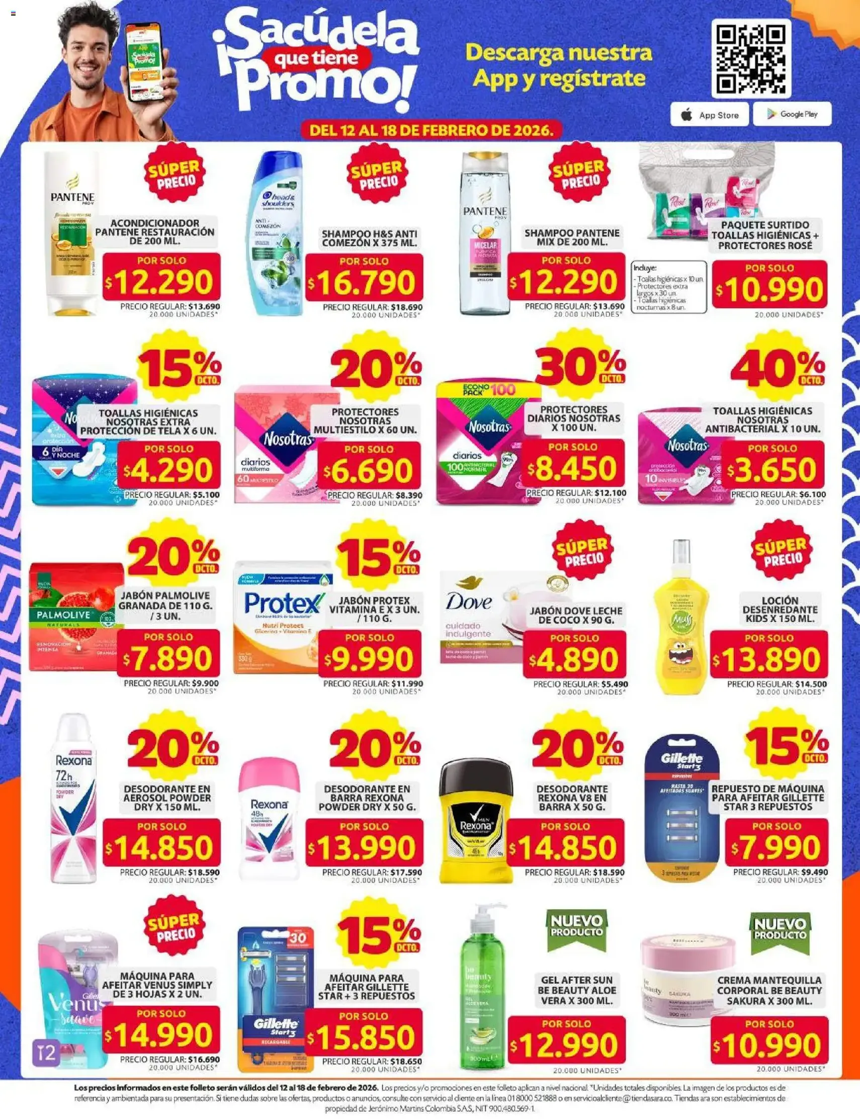 Ara - Ahorra con precios bajos y ofertas en la canasta familiar - folleto válido desde 12/02/2026 página 8 de 10