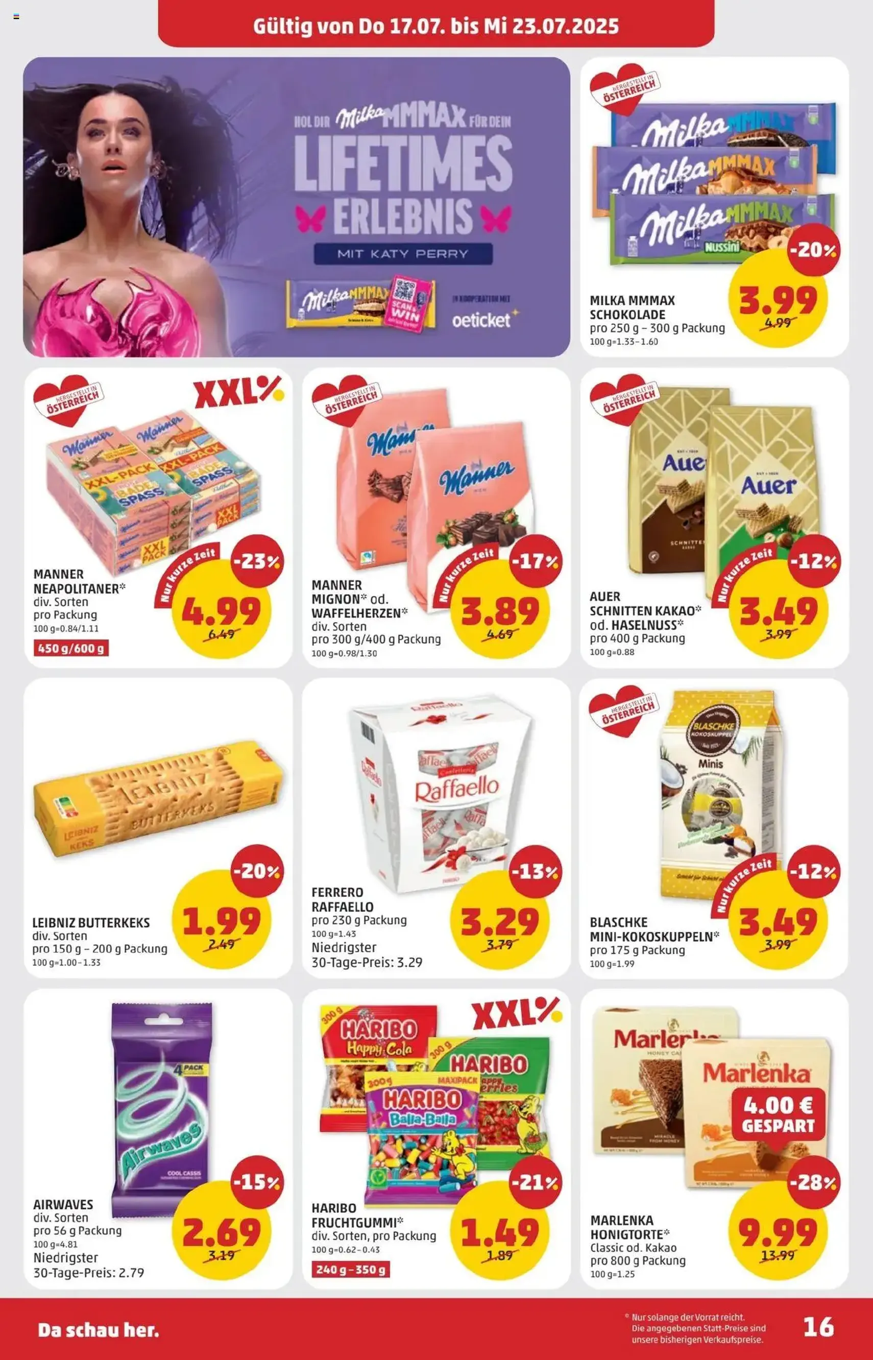 Penny Markt Flugblatt - Gültiger Prospekt ab 17.07.2025, Seite 16 von insgesamt 28 Penny Markt Flugblatt - Gültiger Prospekt ab 17.07.2025, Seite 16 von insgesamt 28