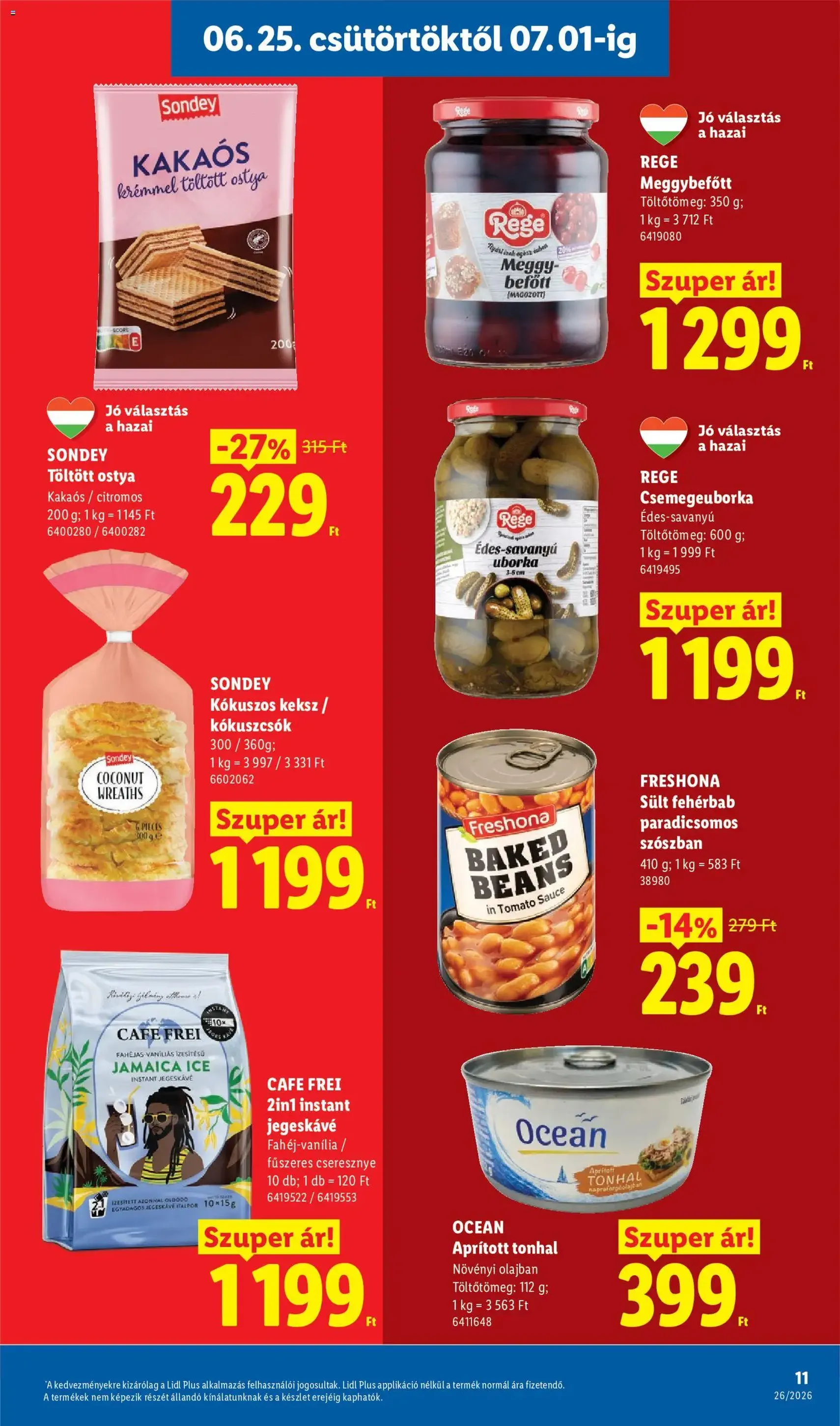 Lidl akciós újság - 2026.06.25. érvényes szórólap 11 oldal 74 oldalból