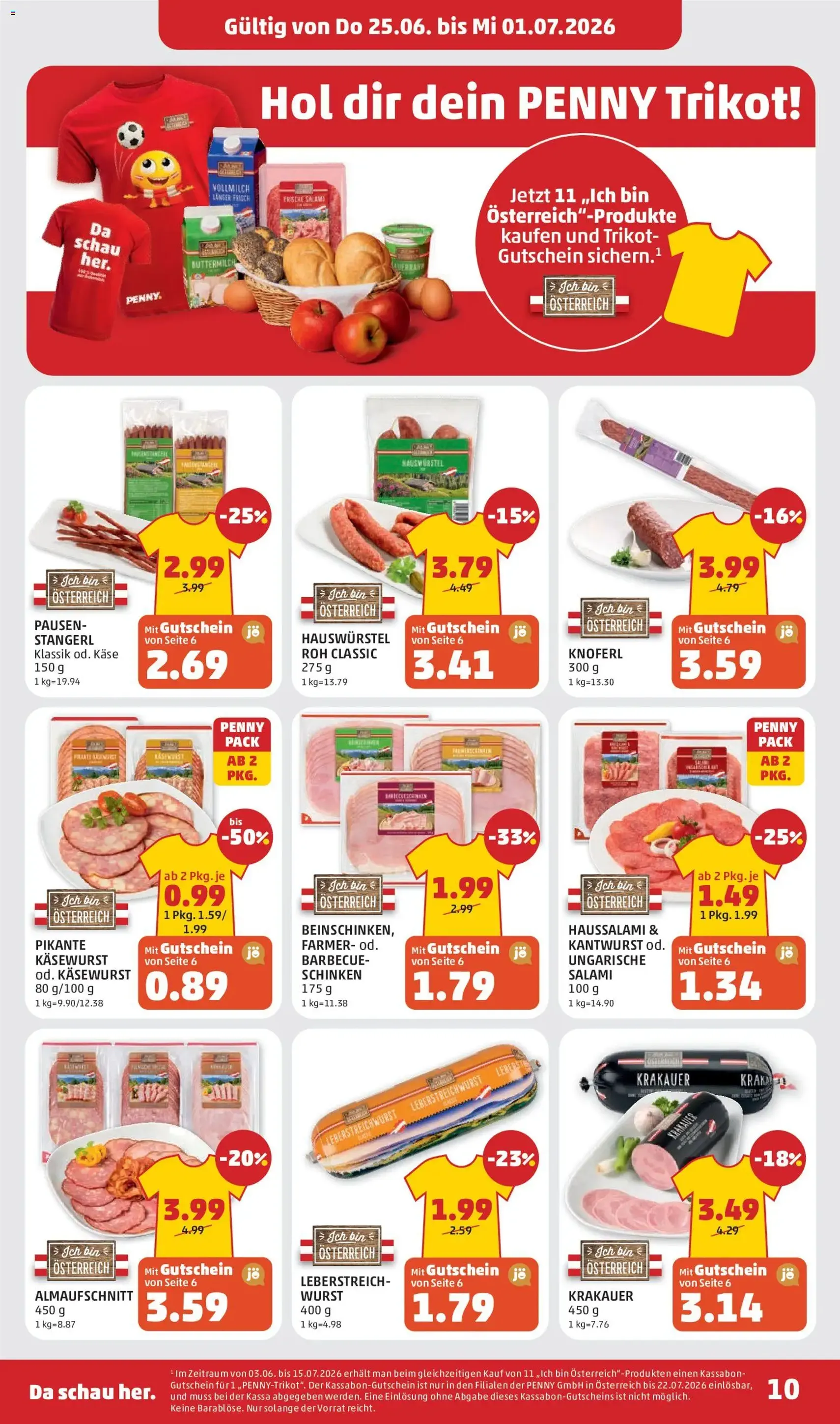 Penny Markt Flugblatt - Gültiger Prospekt ab 25.06.2026, Seite 10 von insgesamt 28