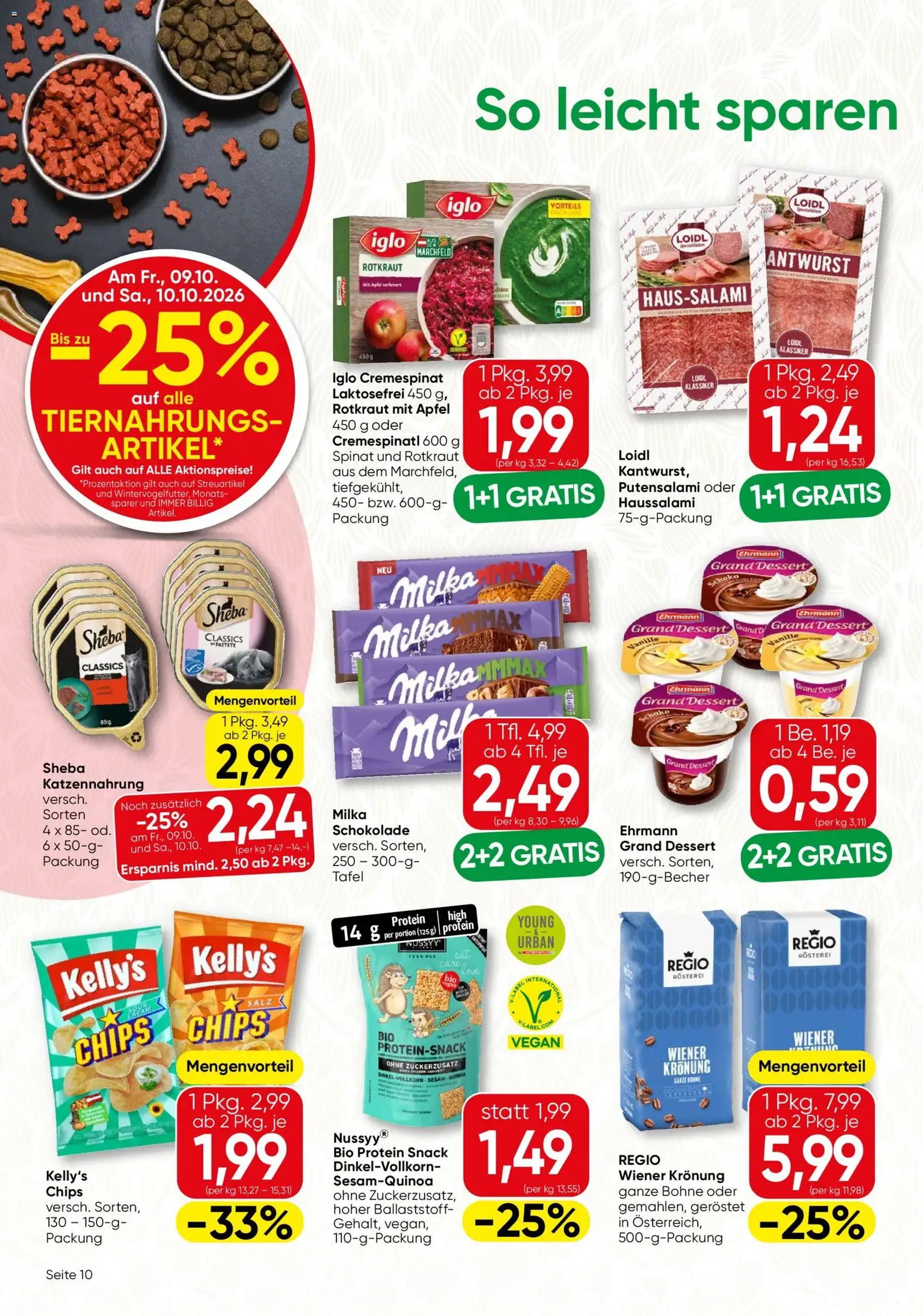 SPAR Gourmet Flugblatt - Gültiger Prospekt ab 08.10.2026, Seite 10 von insgesamt 12