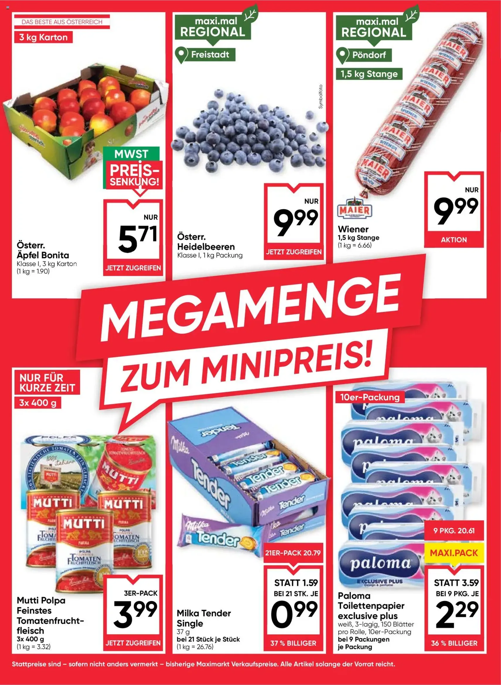 Maximarkt Flugblatt - Gültiger Prospekt ab 06.08.2026, Seite 14 von insgesamt 24