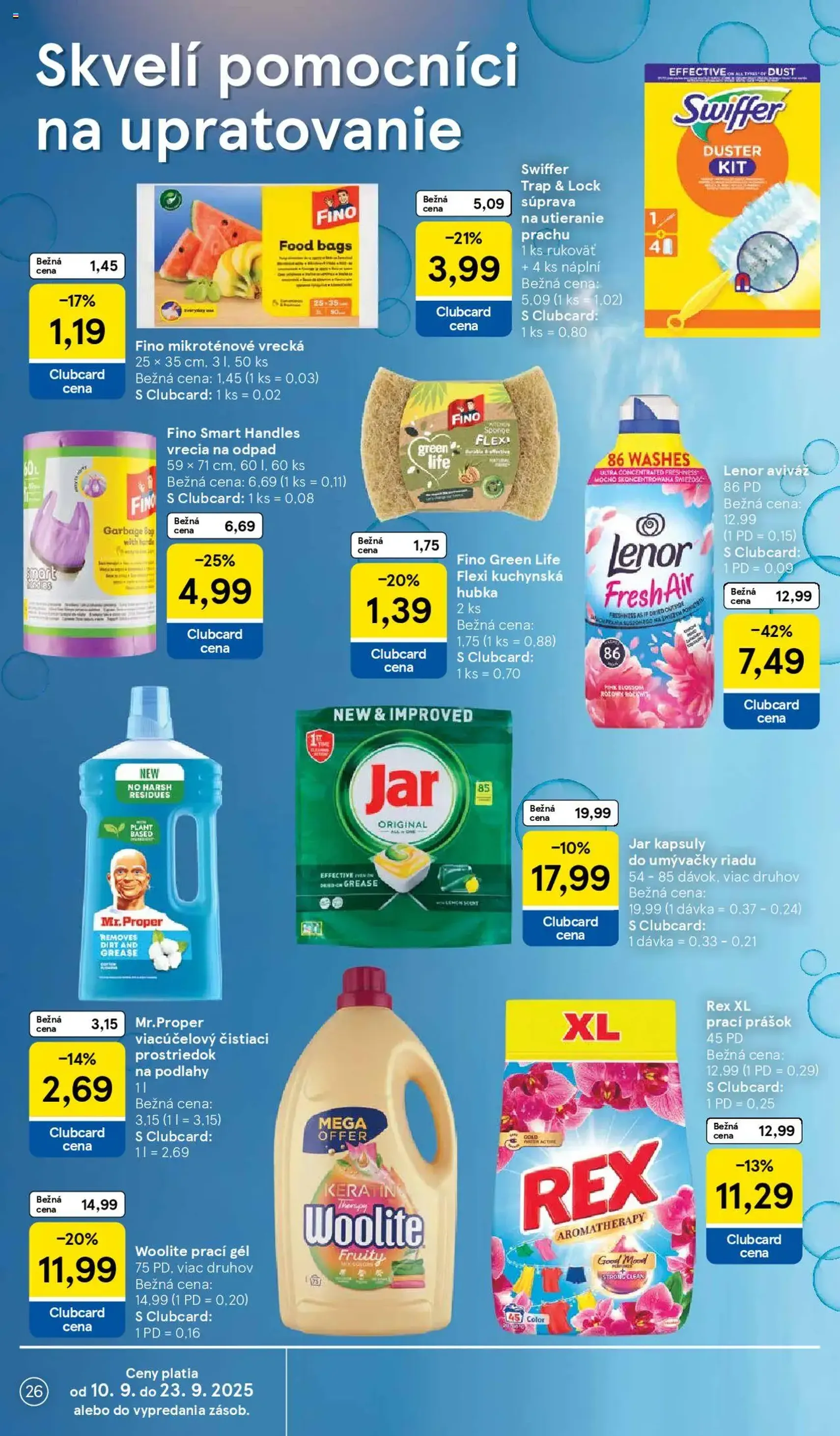 Tesco Hypermarket - leták - platný leták od 10.09.2025 strana 26 z 38 Tesco Hypermarket - leták - platný leták od 10.09.2025 strana 26 z 38