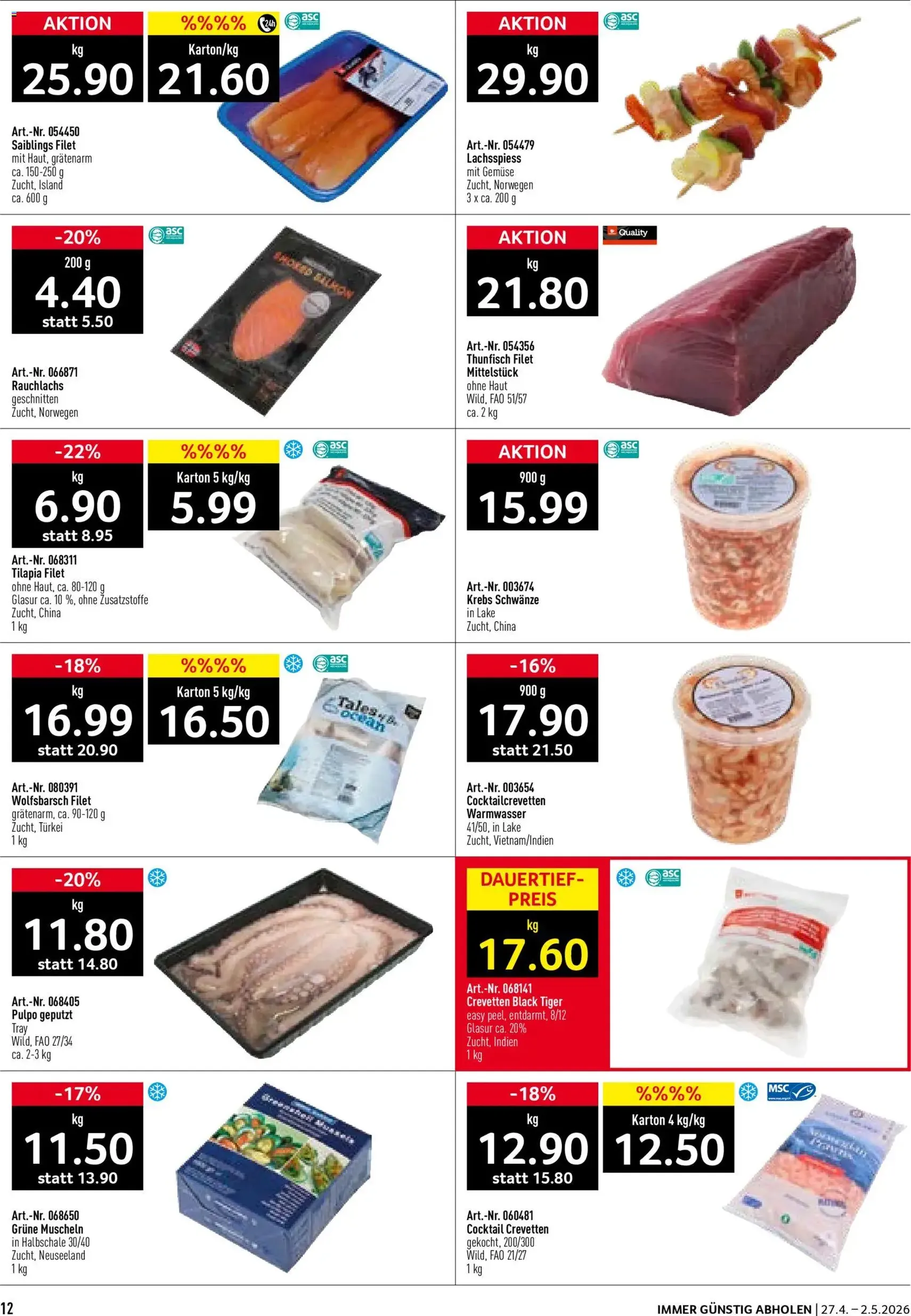 Prodega aktionen - Gültiger Prospekt ab 27.04.2026, Seite 12 von insgesamt 40