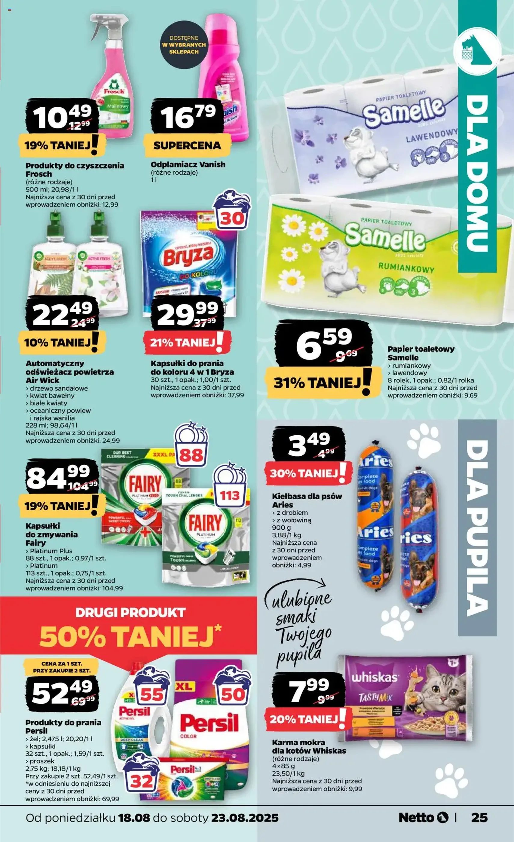 Netto gazetka - Spożywcza - ważny gazetka od 18.08.2025 strona 25 z 27 Netto gazetka - Spożywcza - ważny gazetka od 18.08.2025 strona 25 z 27