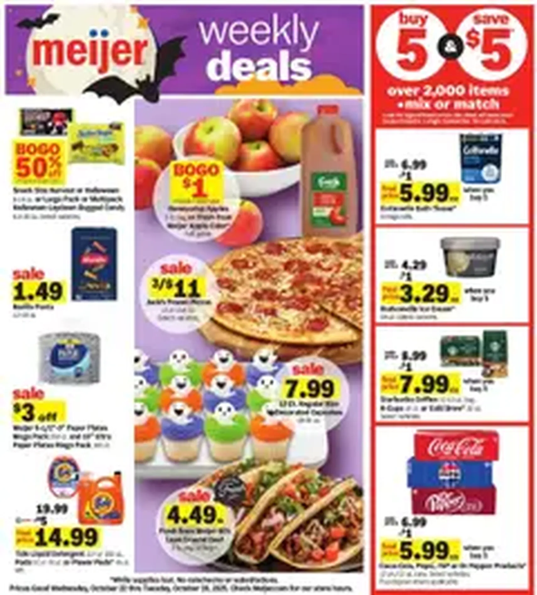 Meijer Weekly Ad - valid flyer from 10/22/2025, page 1 of 1