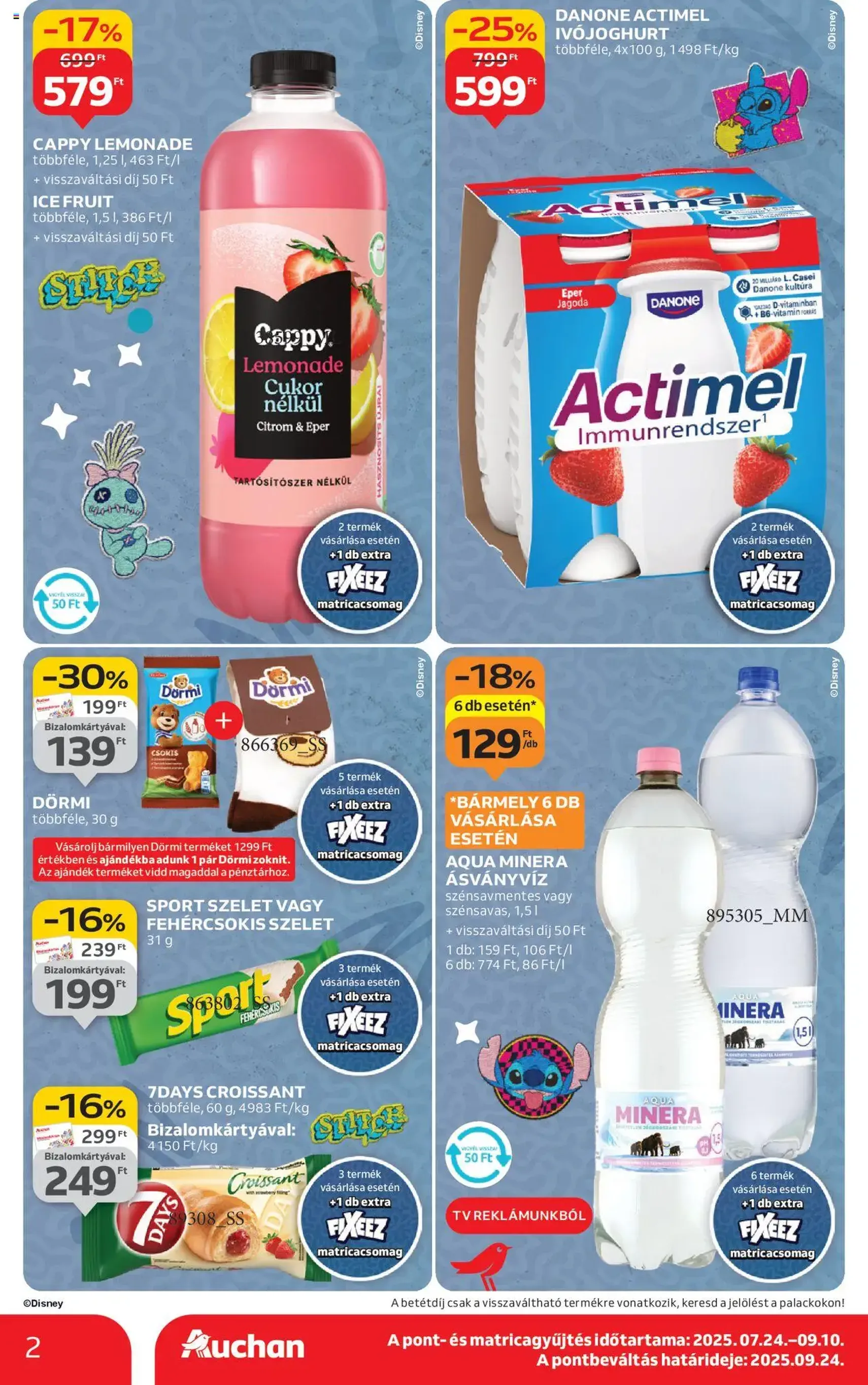 Auchan Akciós újság - 2025.08.28. érvényes szórólap 2 oldal 46 oldalból