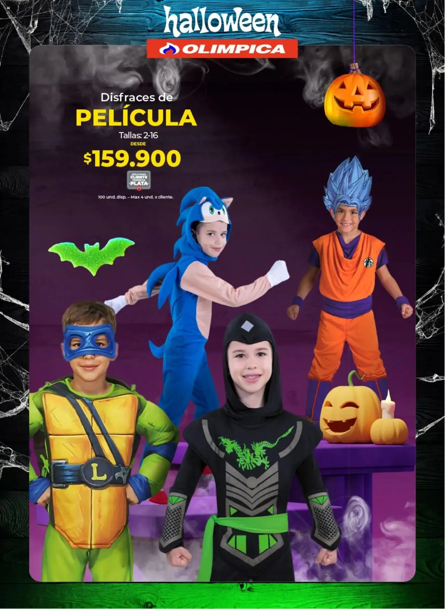 Olímpica - Disfraces para Halloween - folleto válido desde 01/10/2025 página 6 de 11 Olímpica - Disfraces para Halloween - folleto válido desde 01/10/2025 página 6 de 11