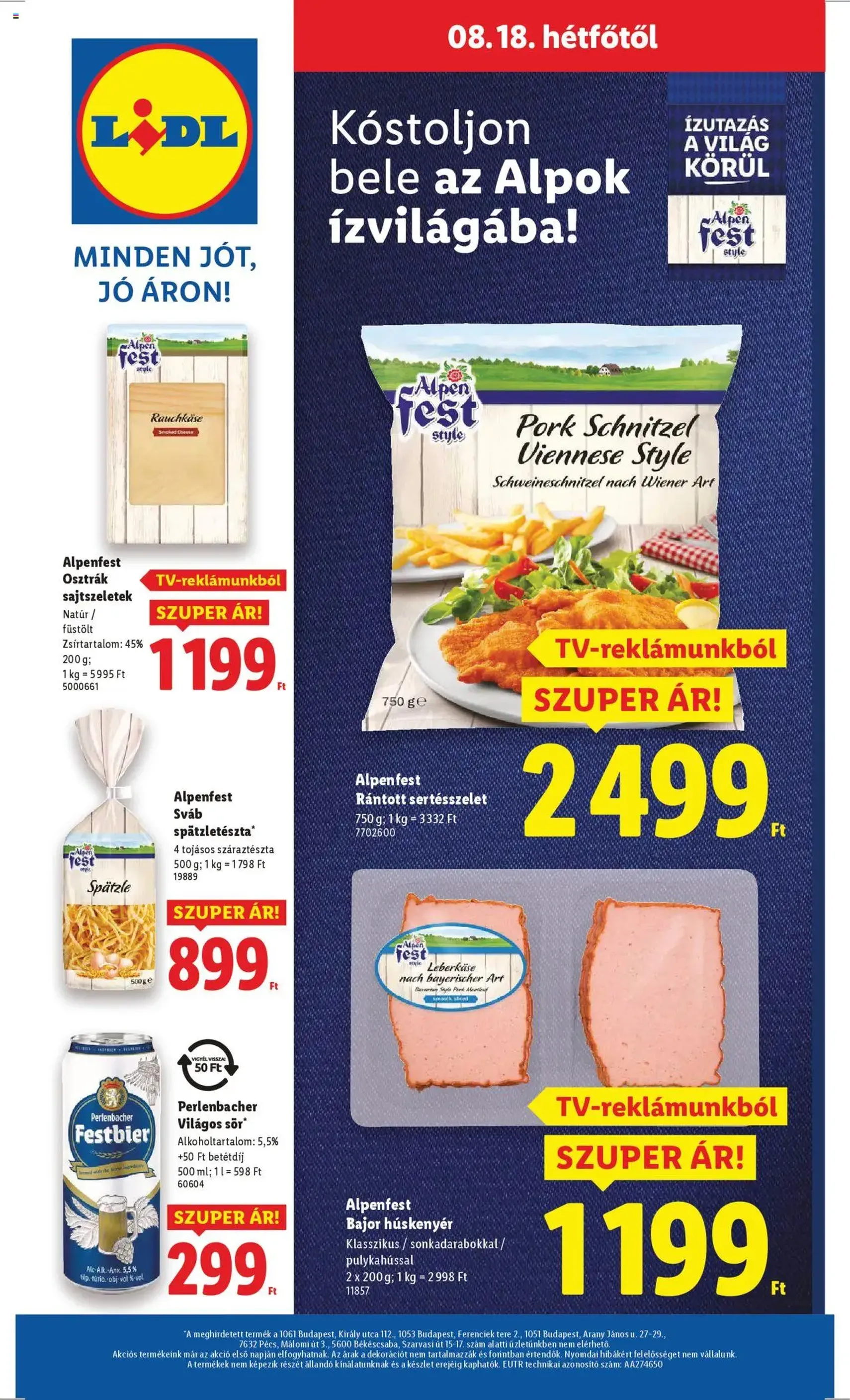 Lidl Akciós újság - 2025.08.14. érvényes szórólap 64 oldal 64 oldalból