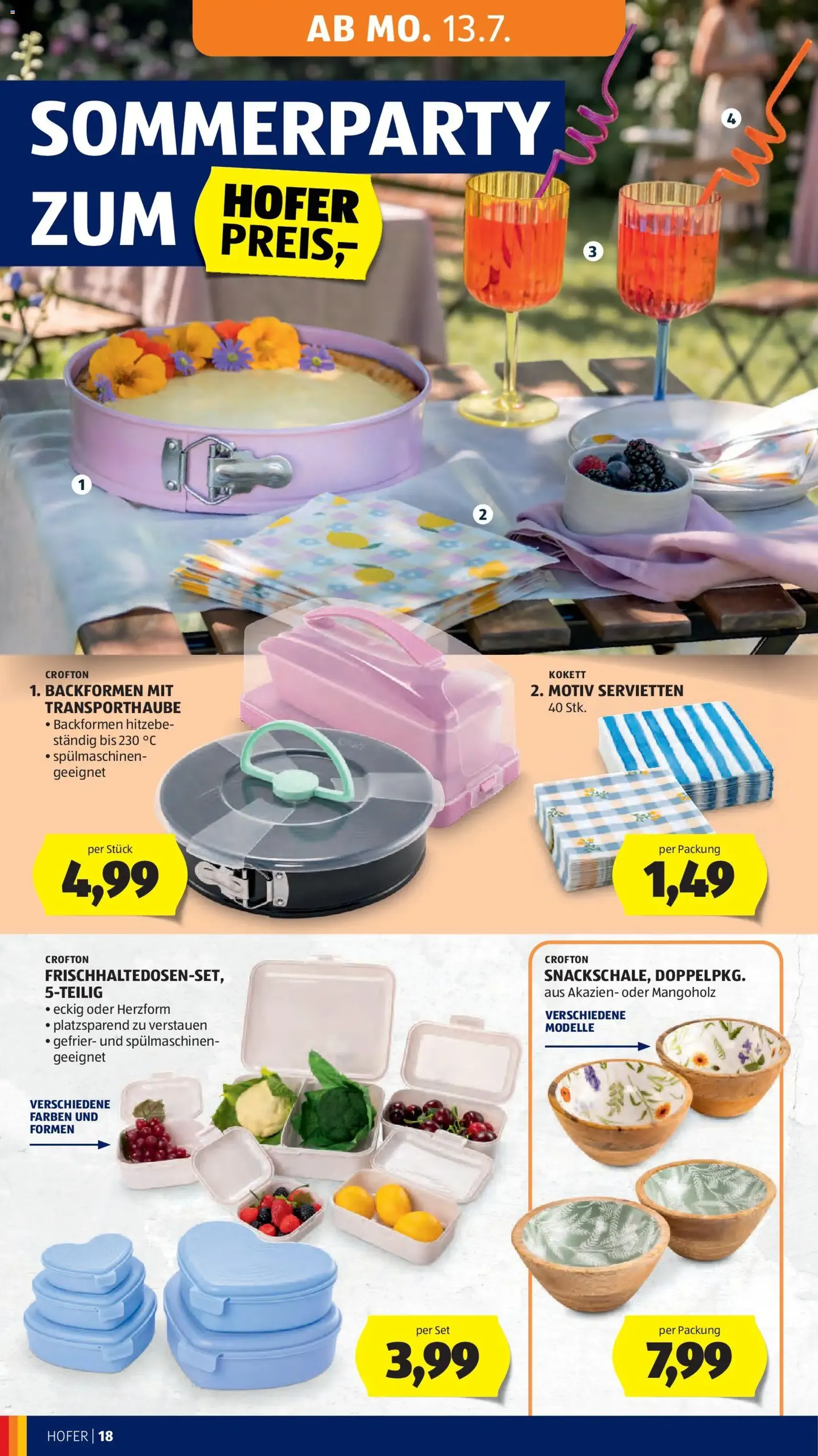 Hofer Flugblatt - Gültiger Prospekt ab 10.07.2026, Seite 26 von insgesamt 44
