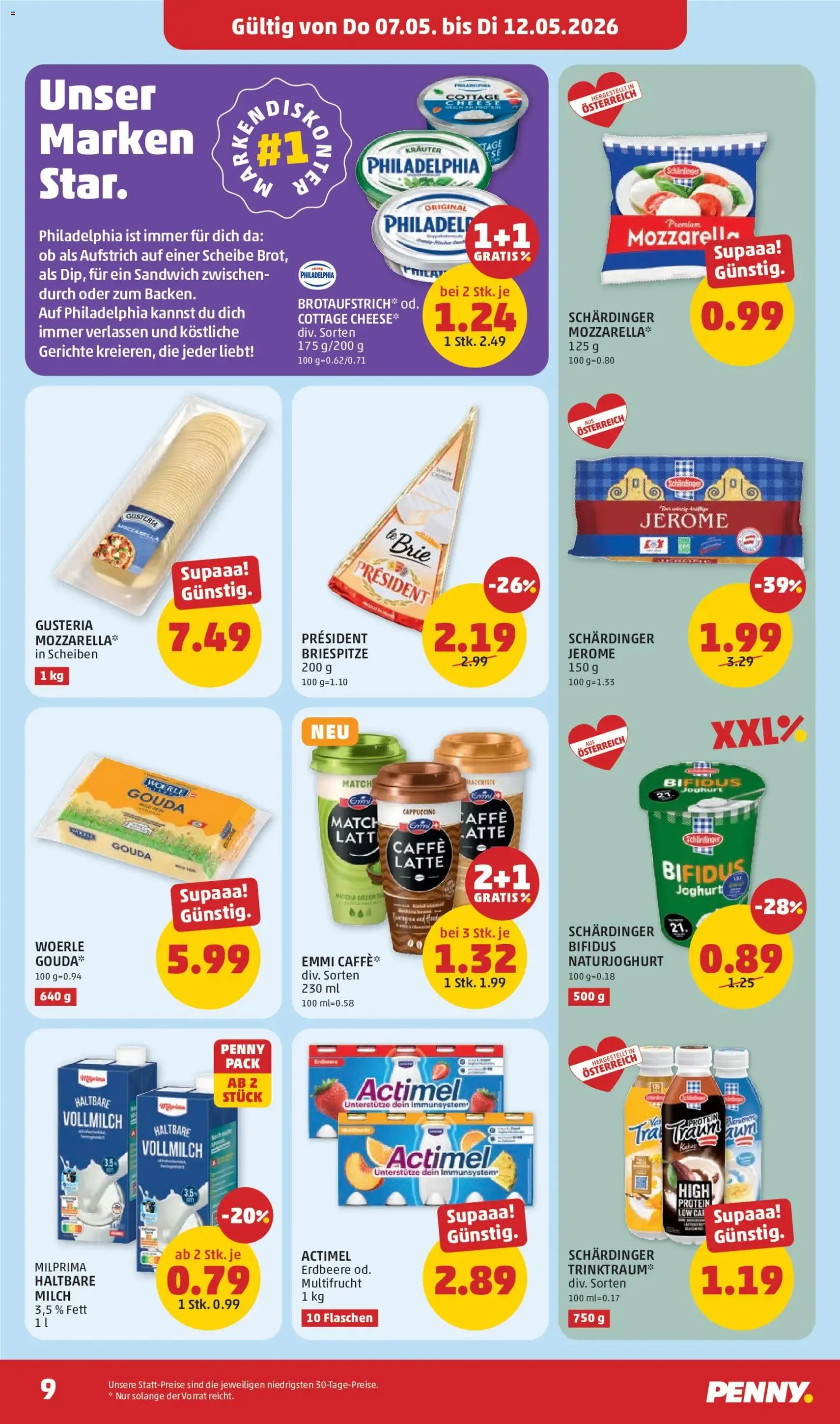 Penny Markt - Flugblatt - Gültiger Prospekt ab 07.05.2026, Seite 9 von insgesamt 28