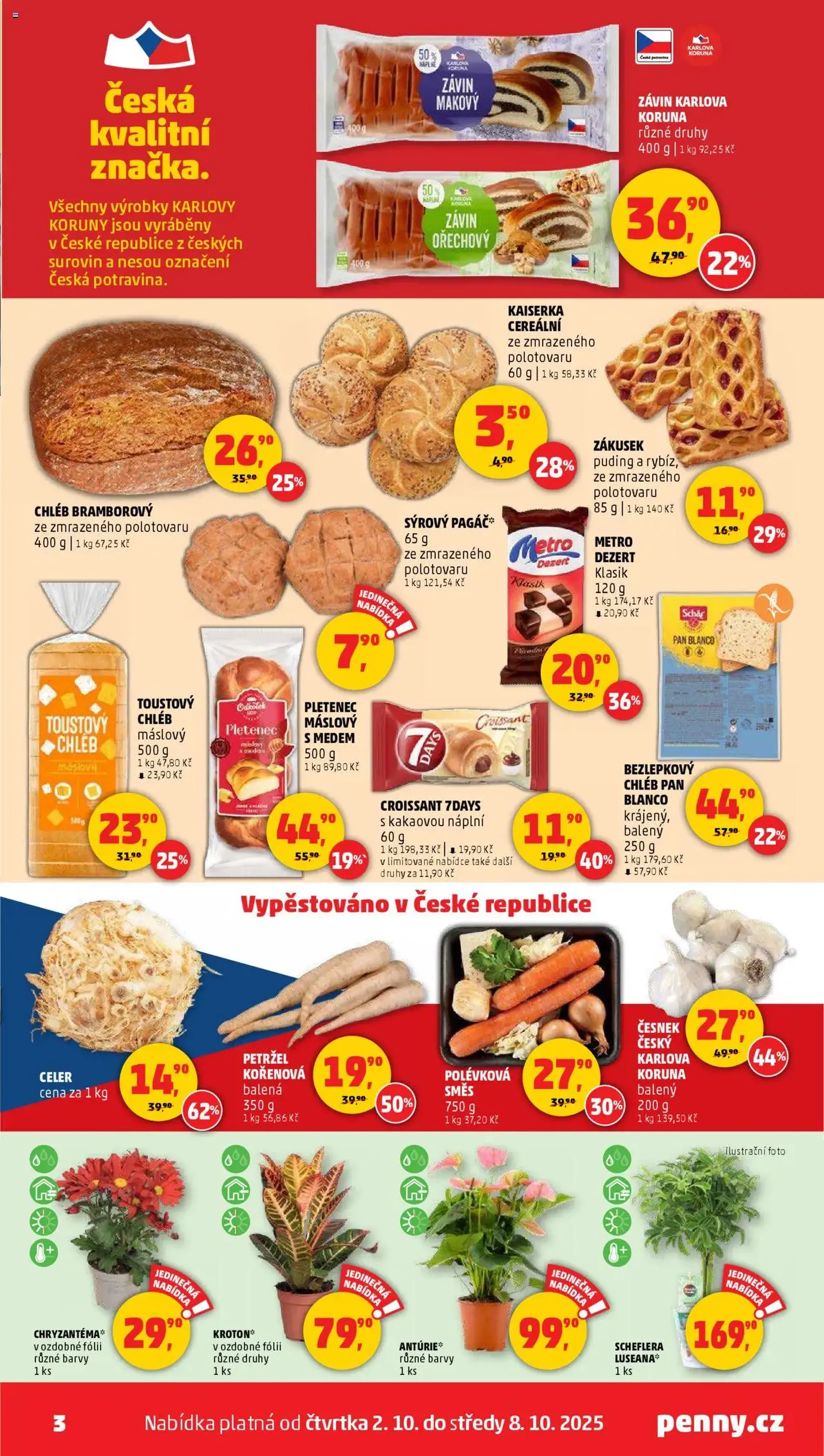 Penny Market leták - Čtvrtečník - platný leták od 02.10.2025 strana 3 z 37